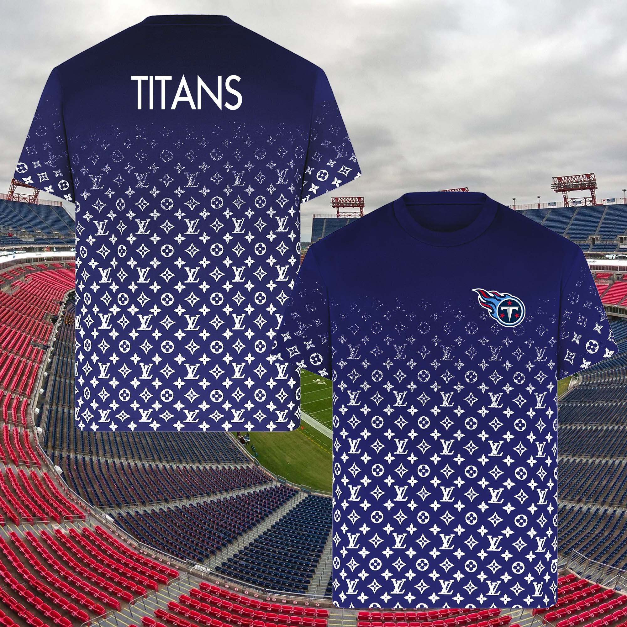 Tennessee Titans NFL Teams Louis Vuitton Shirt PT58655