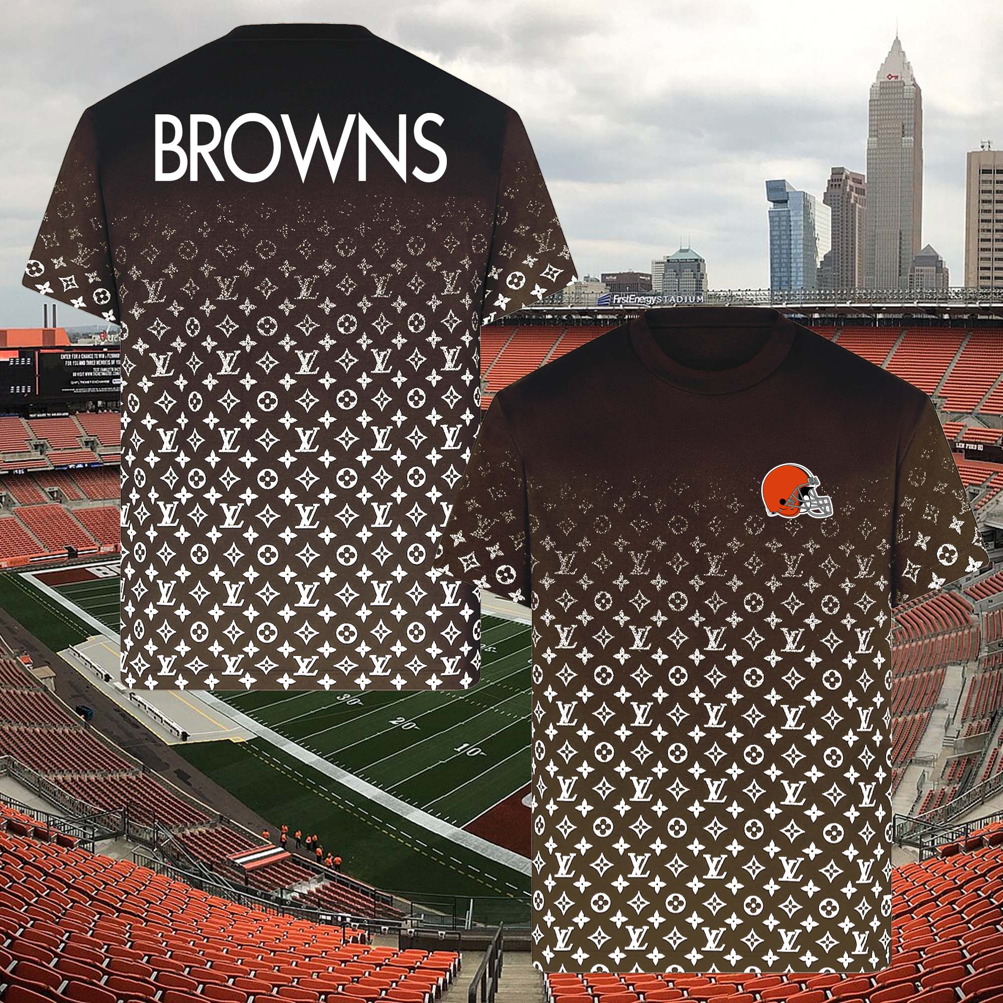 Cleveland Browns NFL Teams Louis Vuitton Shirt PT58632