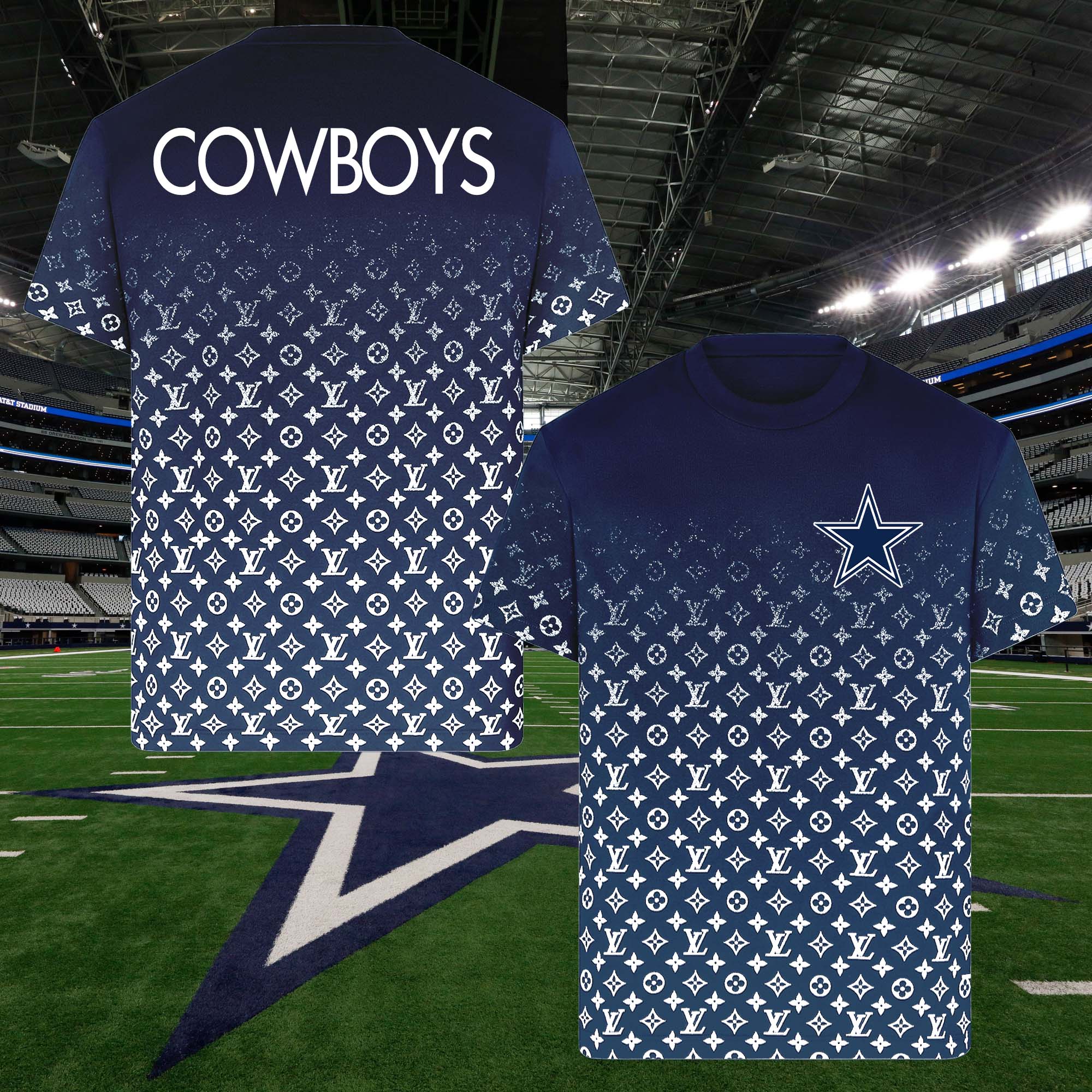 Dallas Cowboys  NFL Teams Louis Vuitton Shirt PT58633