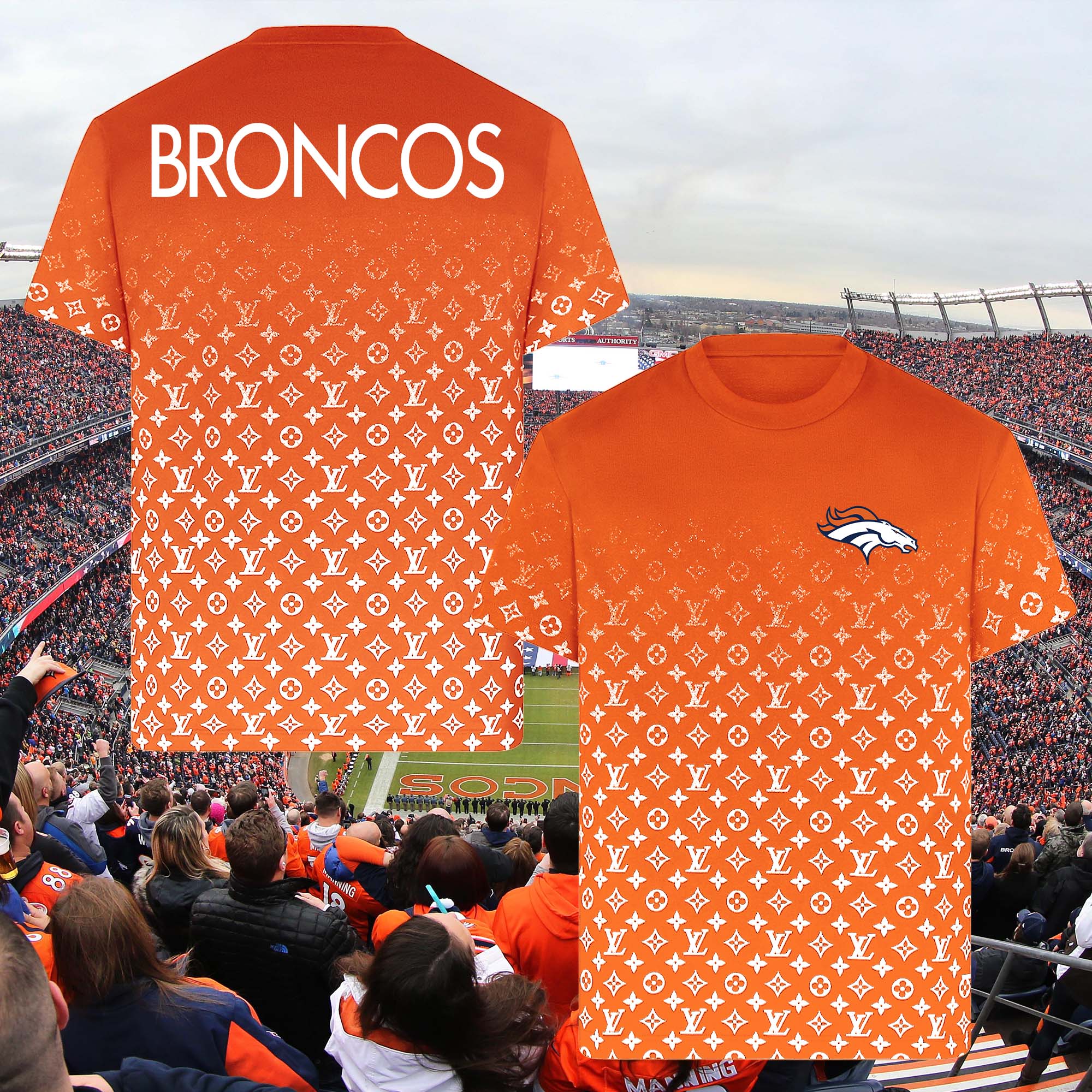 Denver Broncos NFL Teams Louis Vuitton Shirt PT58634