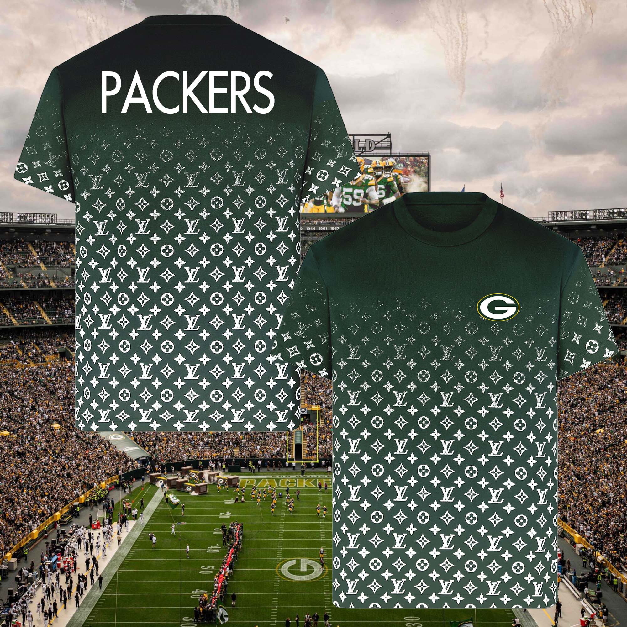 Green Bay Packers NFL Teams Louis Vuitton Shirt PT58636