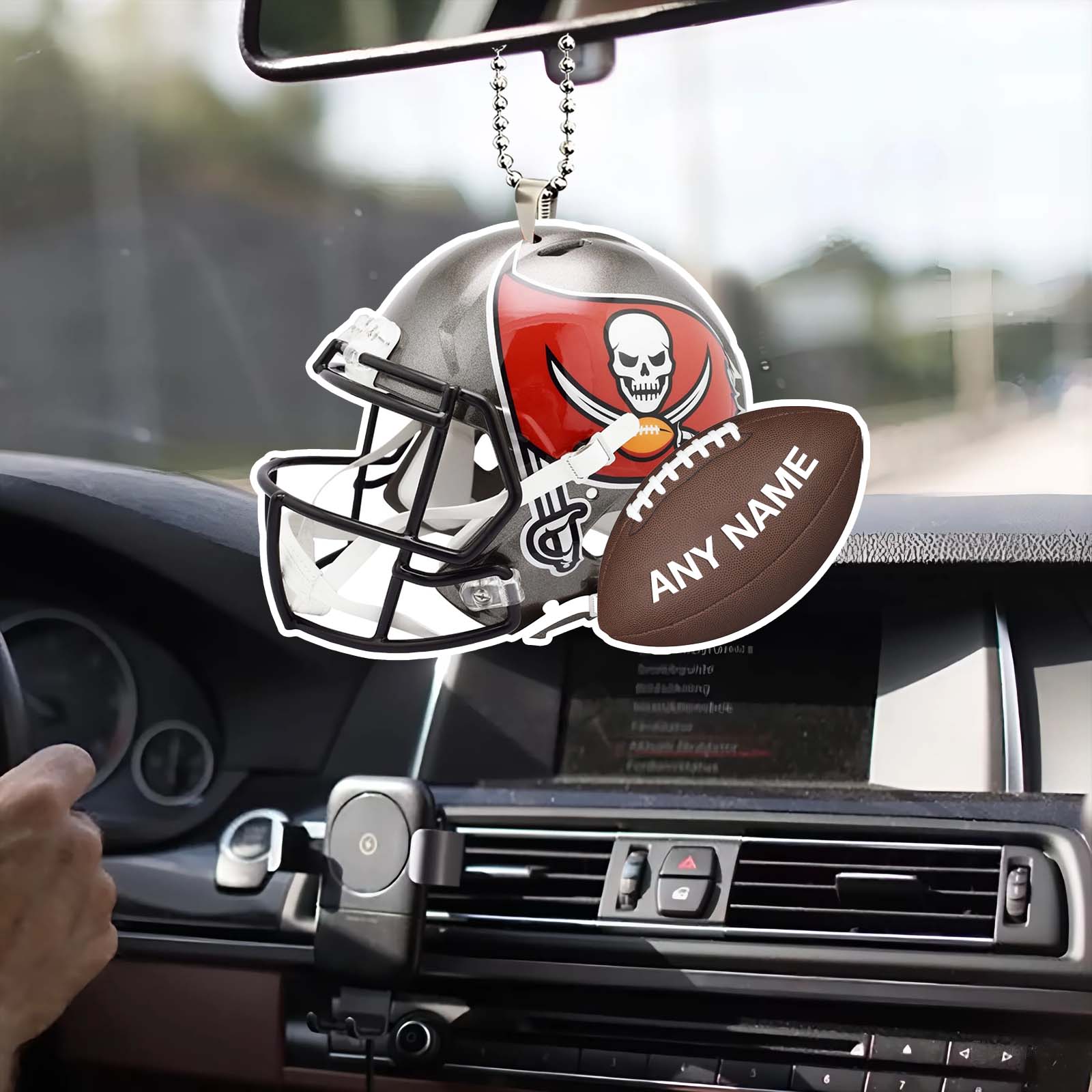 Tampa Bay Buccaneers Helmet Ornament Hook Decoration PT58619