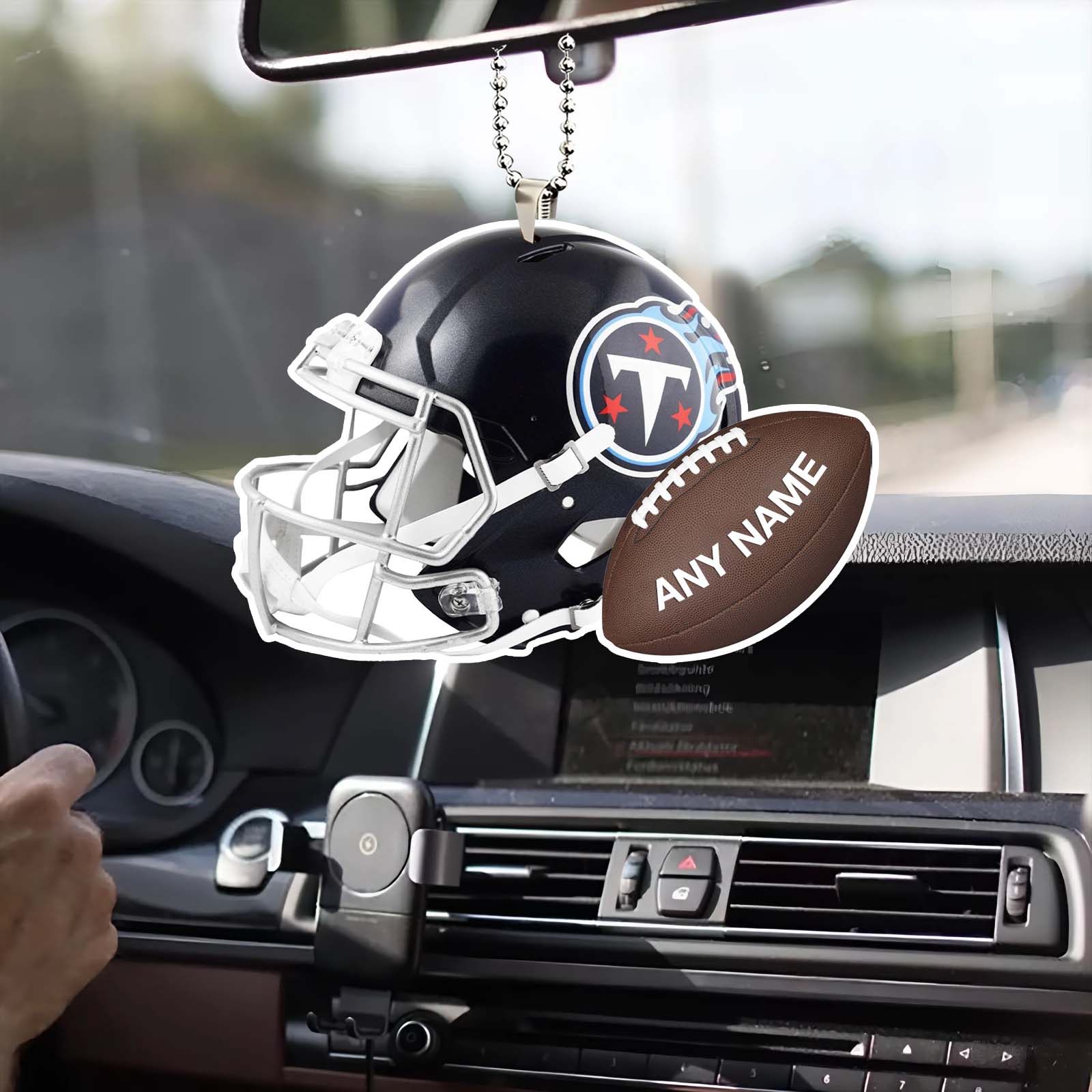 Tennessee Titans Helmet Ornament Hook Decoration PT58620