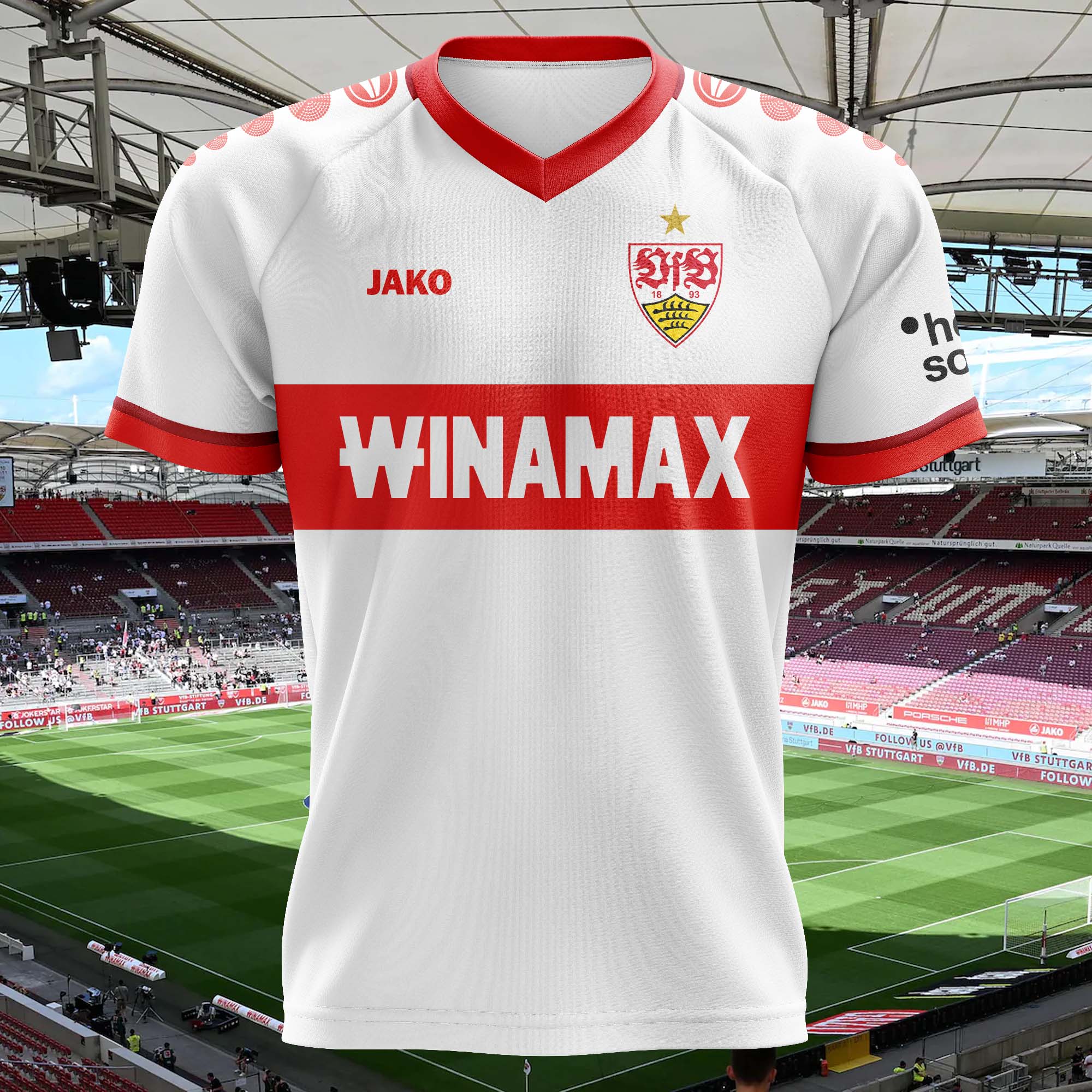 VfB Stuttgart 2024-24 Home Kit Retro Shirt PT58622