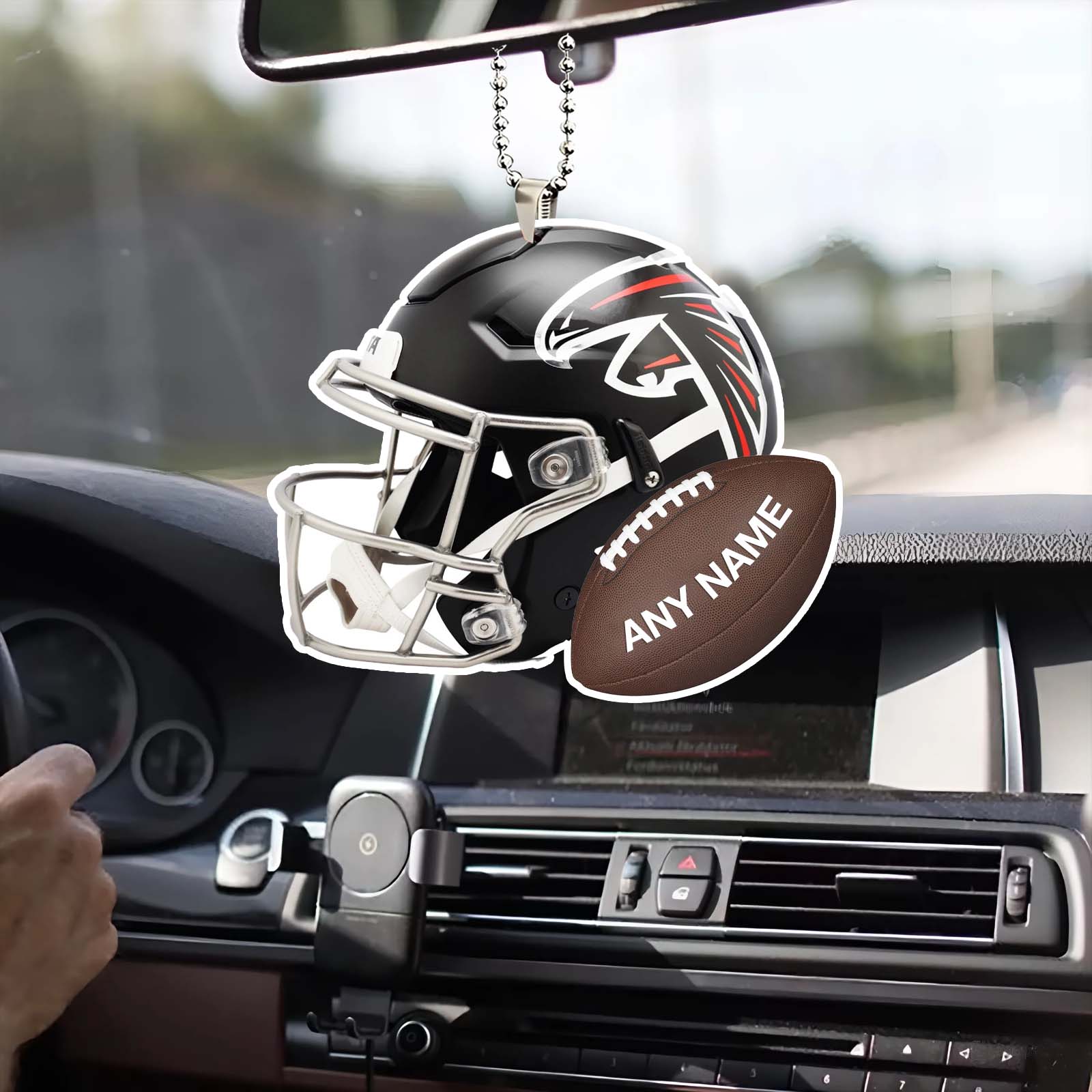 Atlanta Falcons Helmet Ornament Hook Decoration PT58591