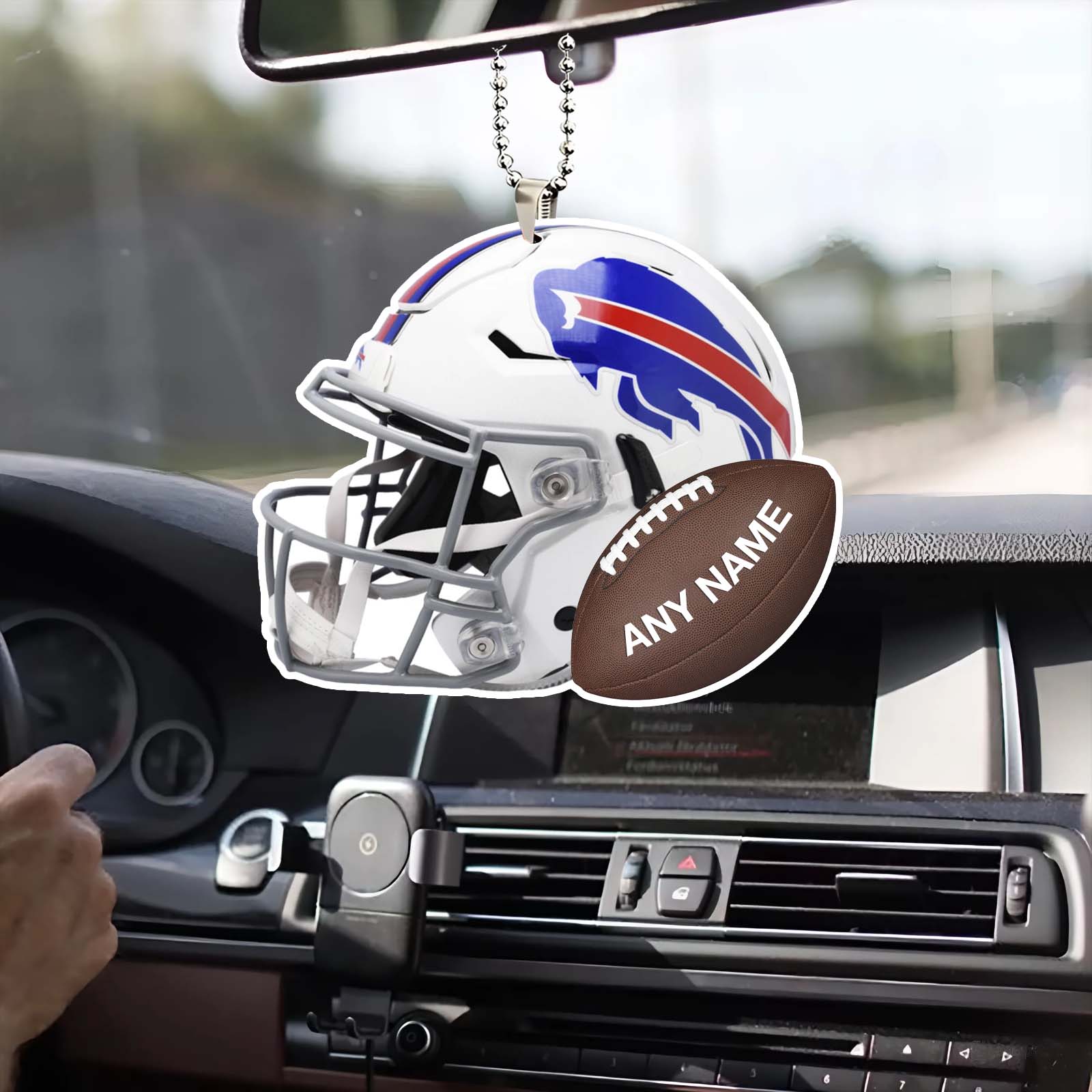 Buffalo Bills Helmet Ornament Hook Decoration PT58593