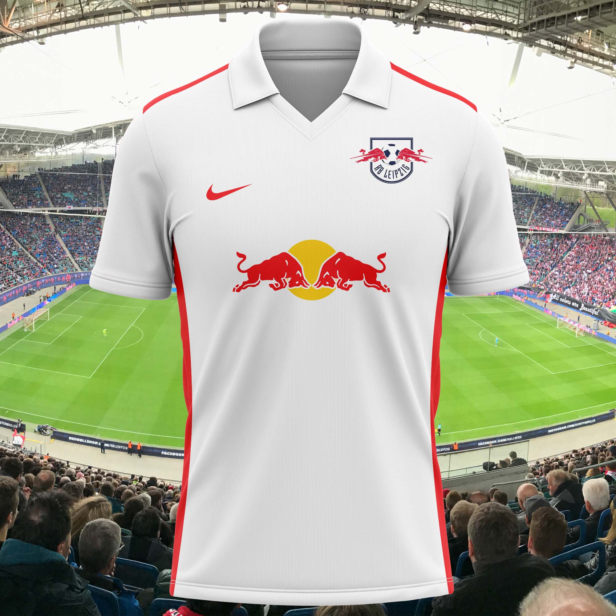 RB Leipzig 2015-16 Home Kit Retro Shirt PT58757