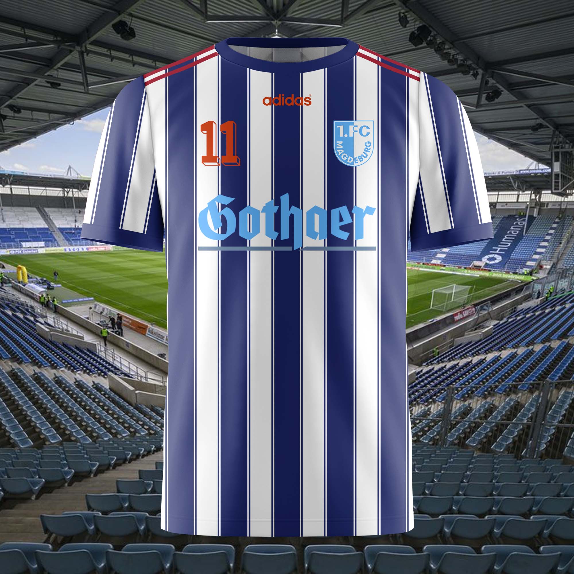 Magdeburg 1996-97 Home Kit Retro Shirt PT58822