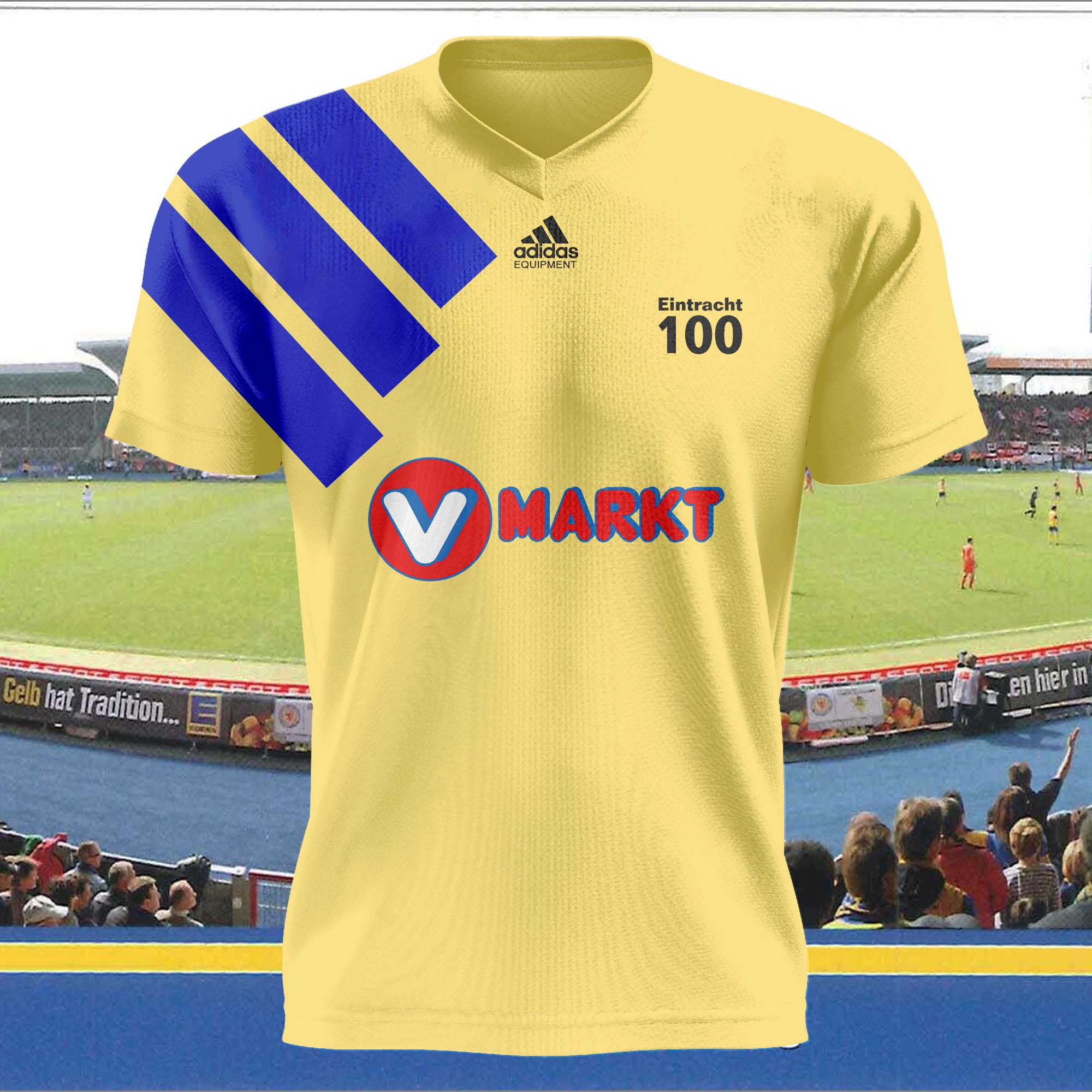 Eintracht Braunschweig 1995-96 Home Kit Retro Shirt PT58849