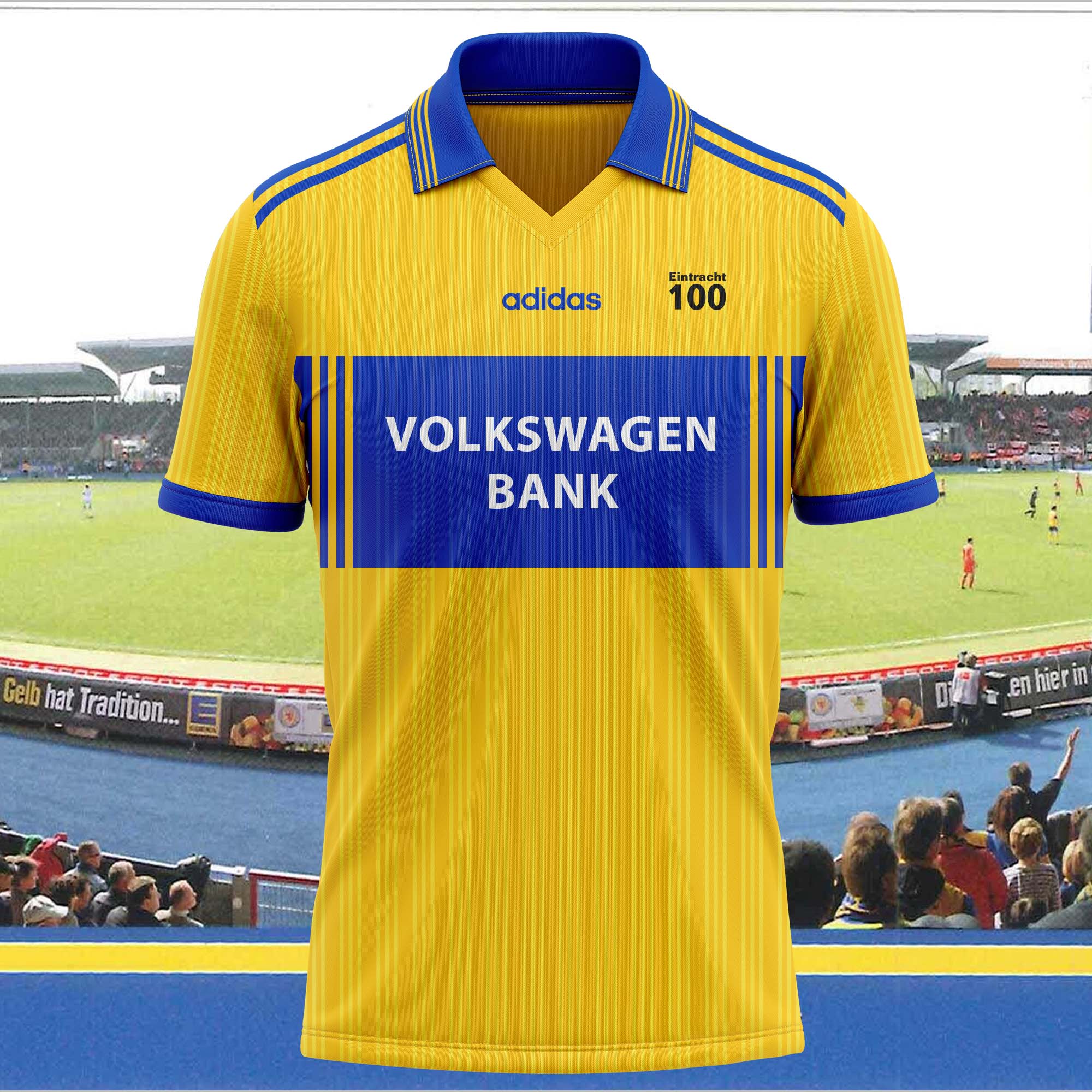 Eintracht Braunschweig 1998-99 Home Kit Retro Shirt PT58851