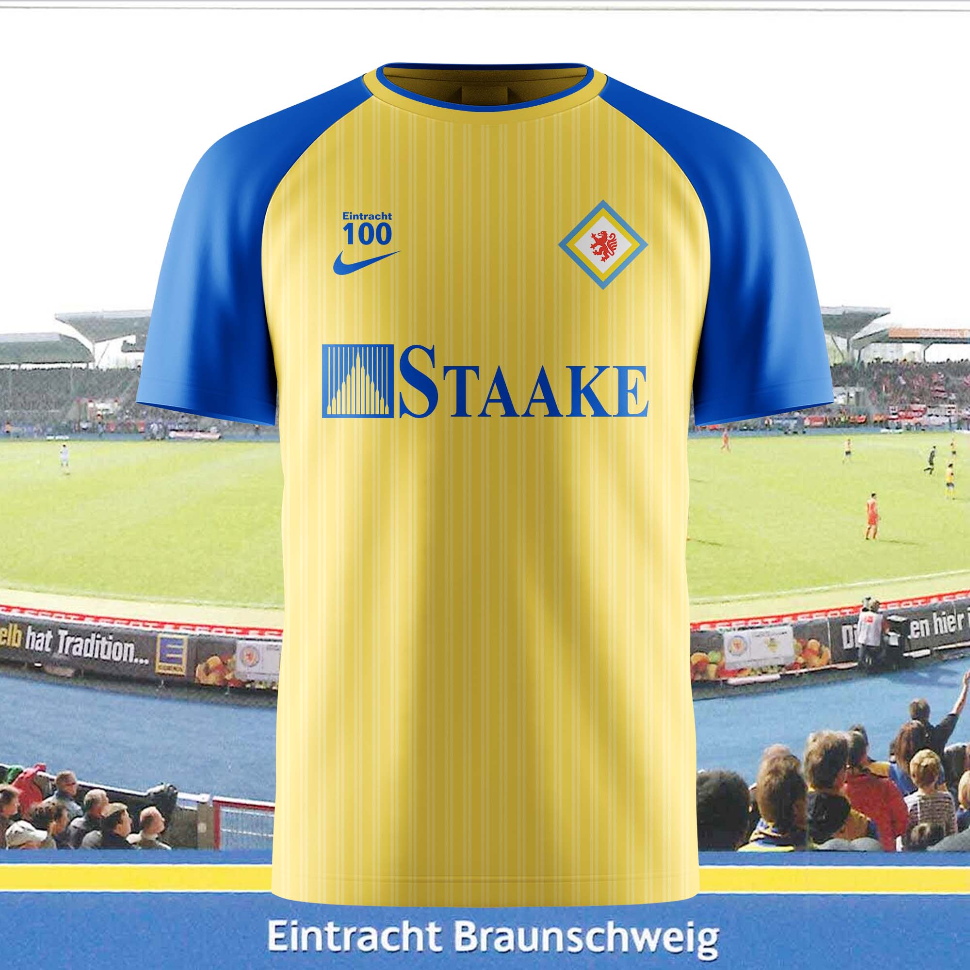 Eintracht Braunschweig 2001-02 Home Kit Retro Shirt PT58852