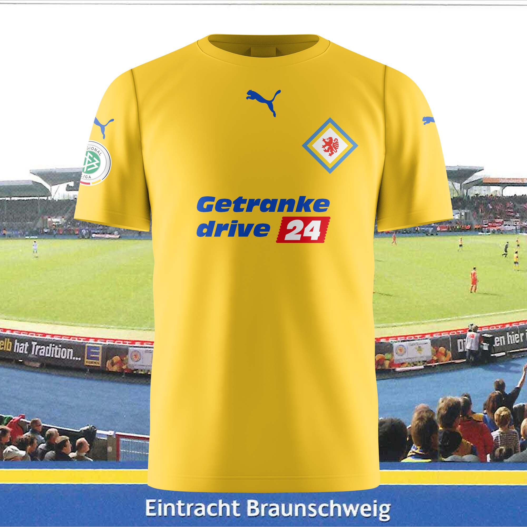 Eintracht Braunschweig 2007-08 Home Kit Retro Shirt PT58854