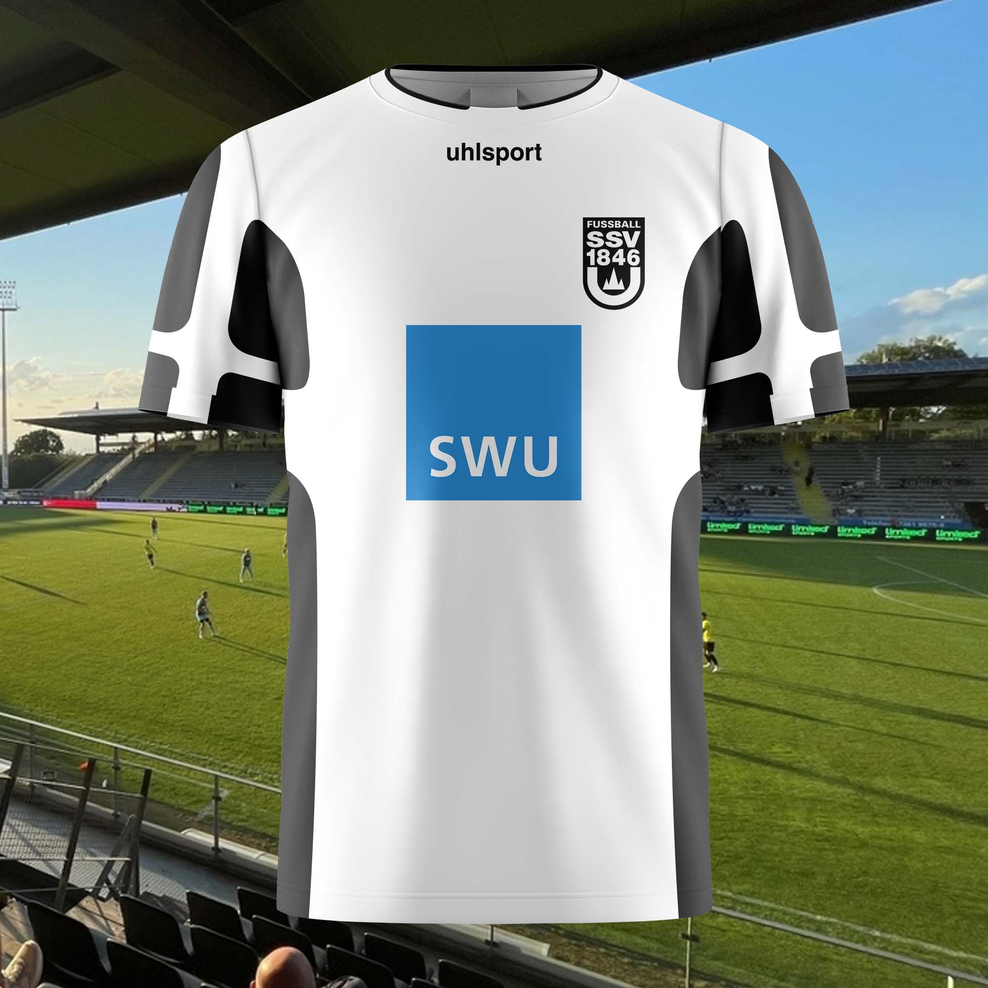 SSV Ulm 2012-13 Home Kit Retro Shirt PT58949