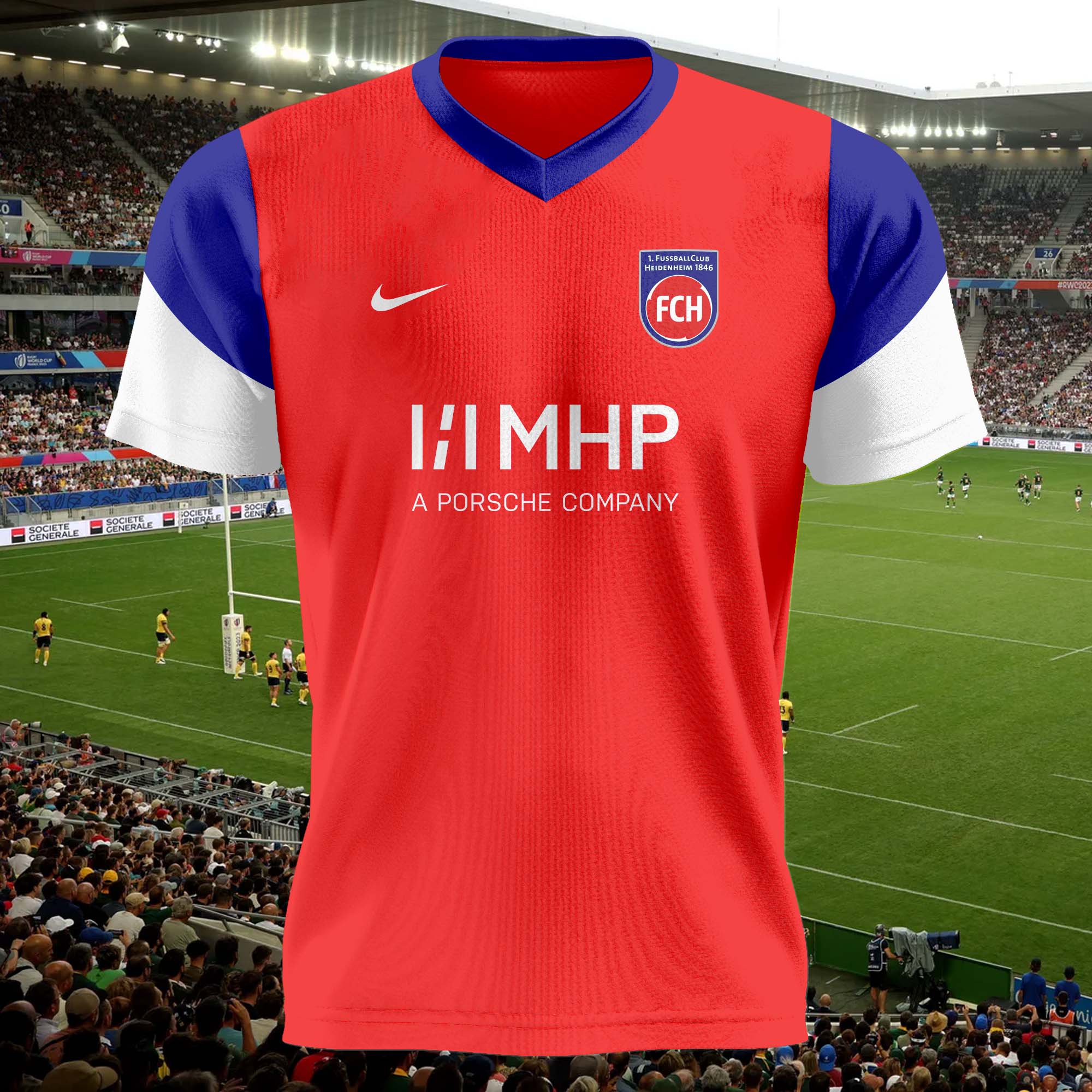 1. FC Heidenheim 2021-22 Home Kit Retro Shirt PT58964