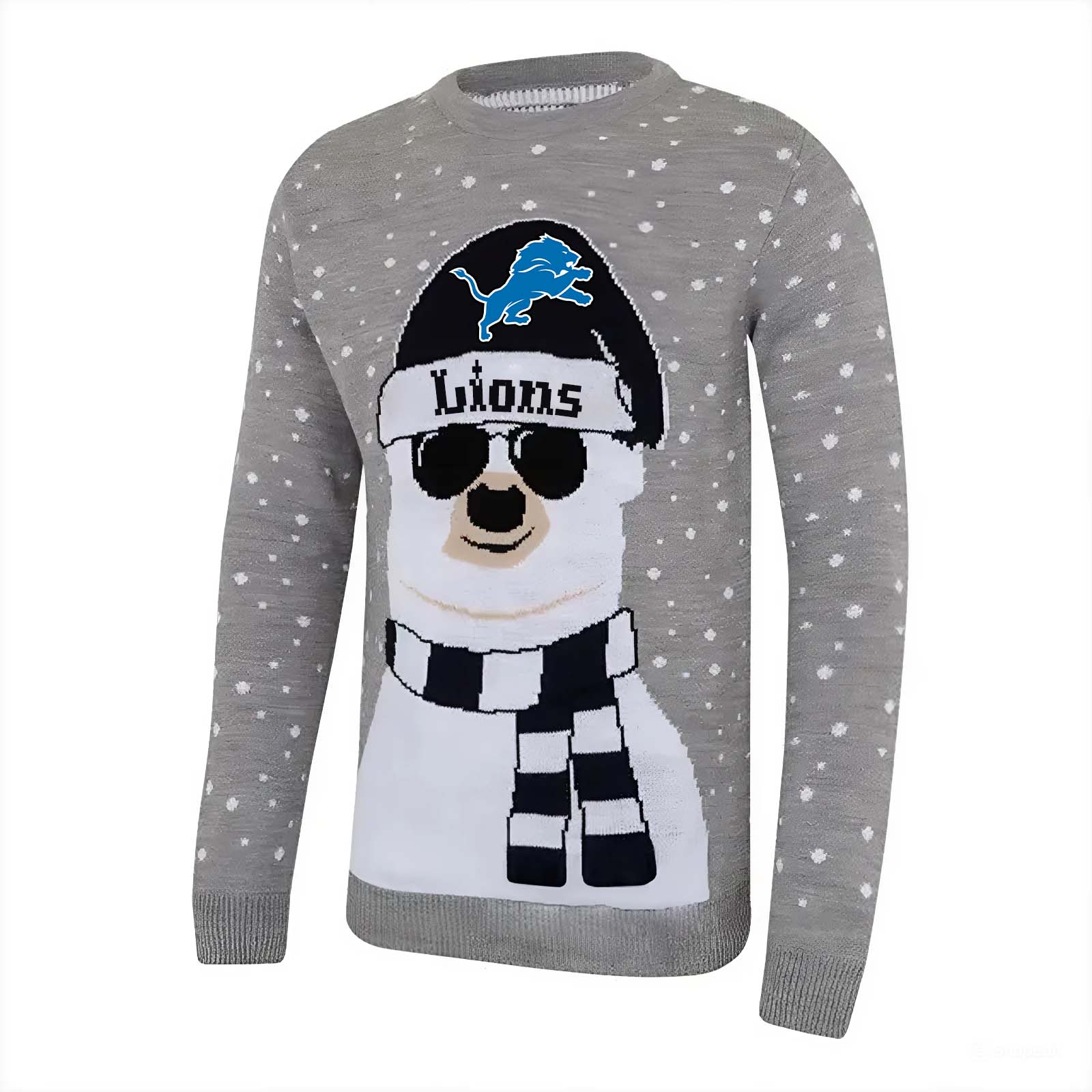 Detroit Lions White Bear Sweaters PT59017