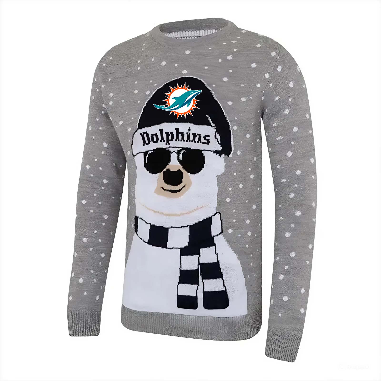 Miami Dolphins White Bear Sweaters PT59025