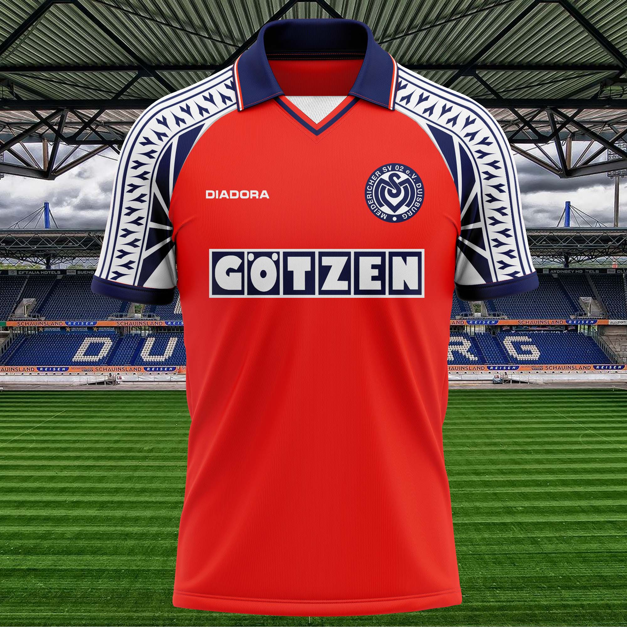 Duisburg 1996-97 Away Kit Retro Shirt PT59039