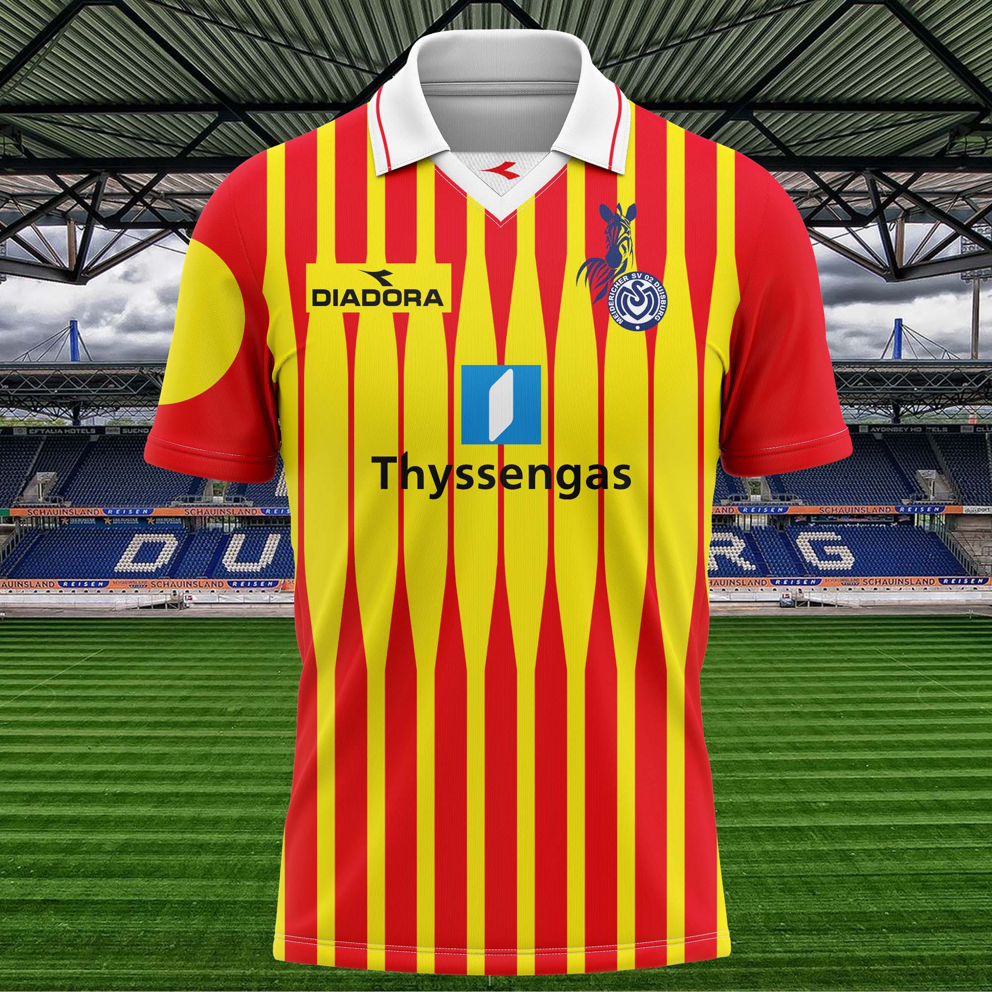 Duisburg 1998-99 Away Kit Retro Shirt PT59040