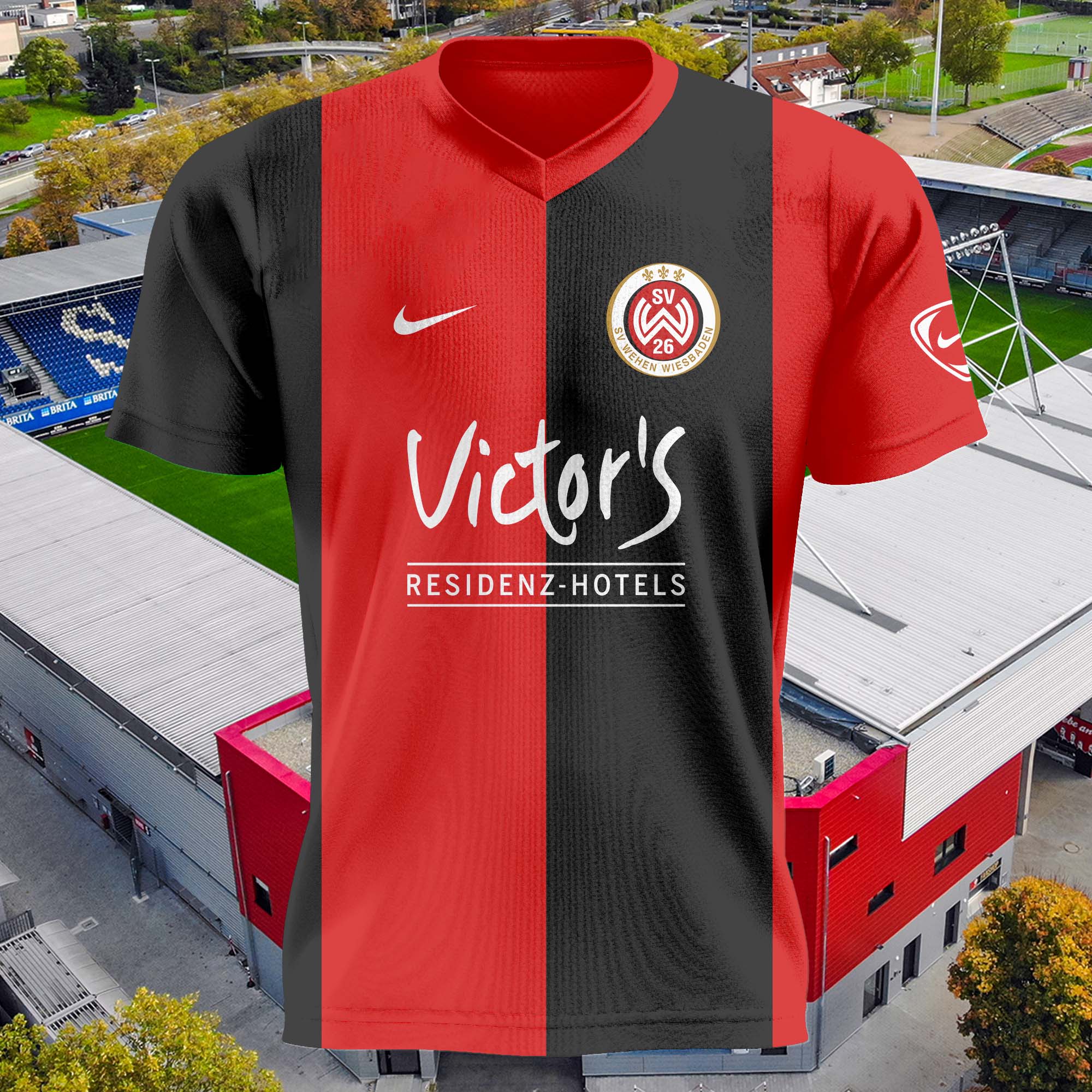 Wehen Wiesbaden 2007-08 Home Kit Retro Shirt PT59085