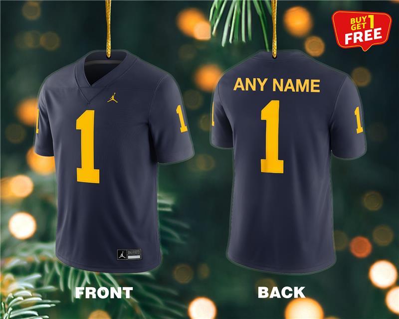 Ornament Football Jersey Michigan Wolverines PT59093