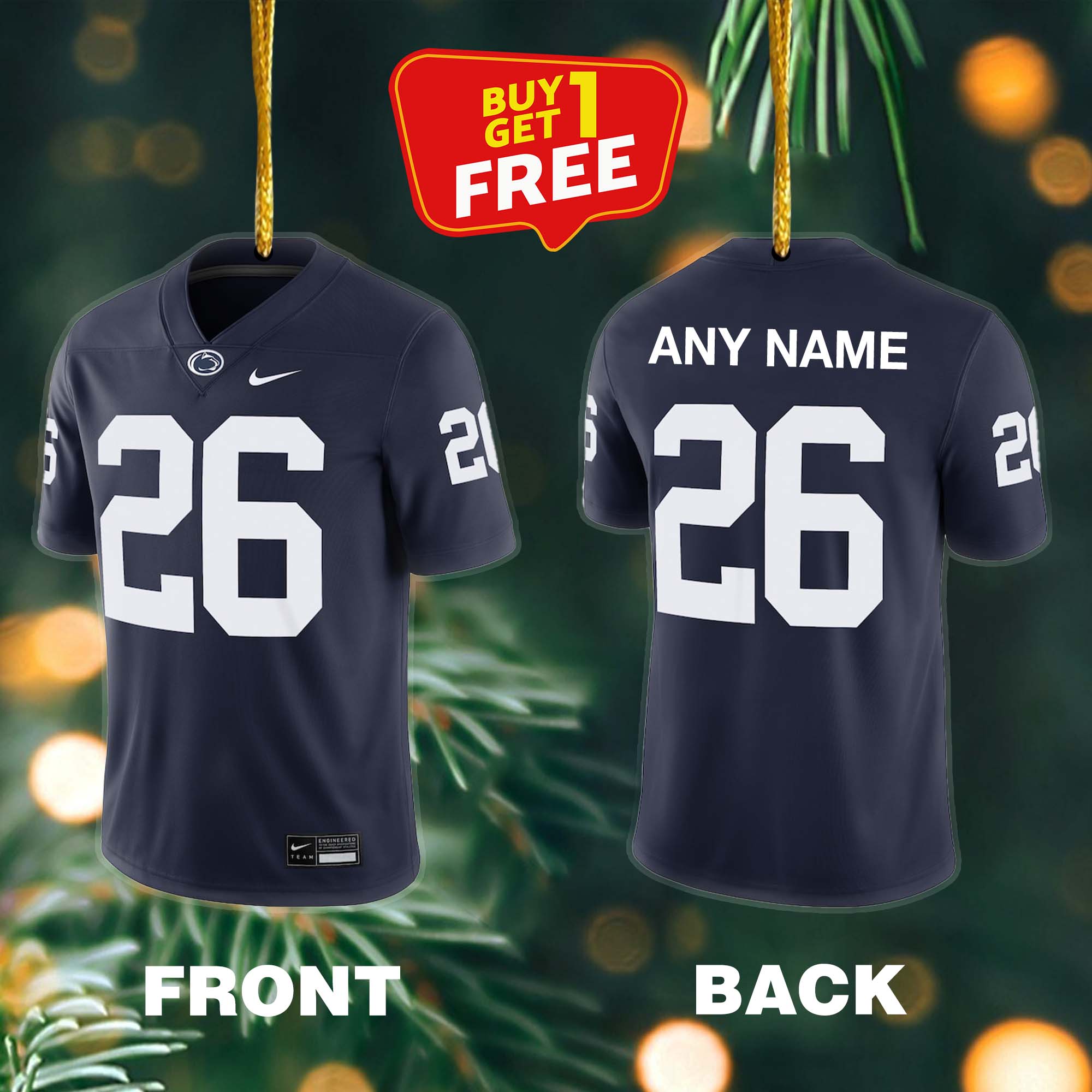 Ornament Football Jersey Penn State Nittany Lions PT59122