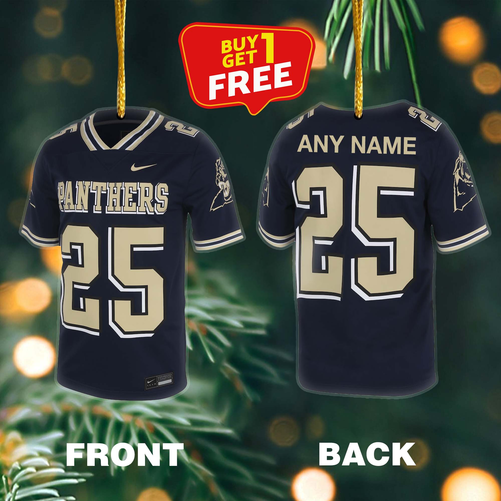 Ornament Football Jersey Pittsburgh Panthers PT59123