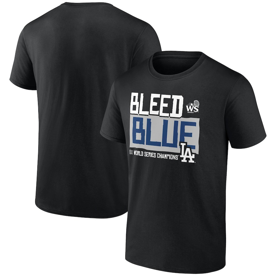 Los Angeles Dodgers 2024 World Series Champions Bleed Blue T-Shirt PT59250