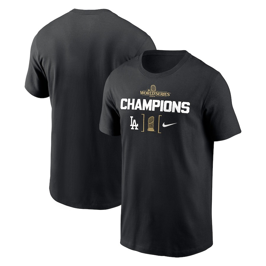 Los Angeles Dodgers 2024 World Series Champions Trophy T-Shirt PT59257