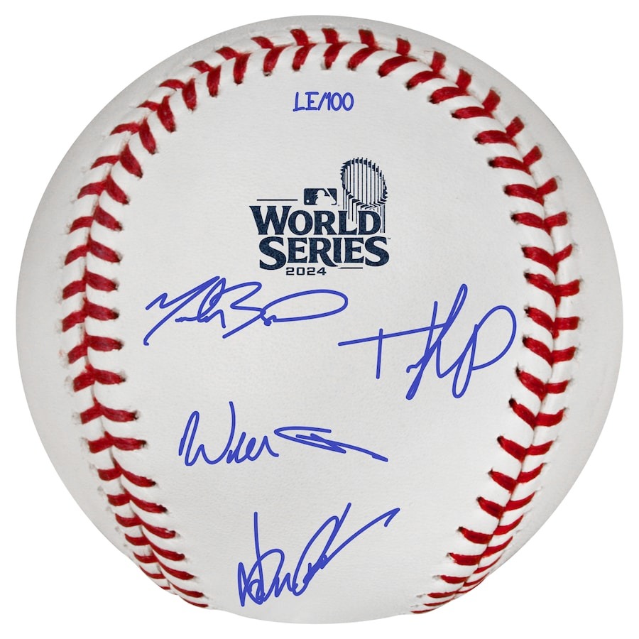 Los Angeles Dodgers 2024 World Series Champions Baseball with At Least 7 Signatures PT59297