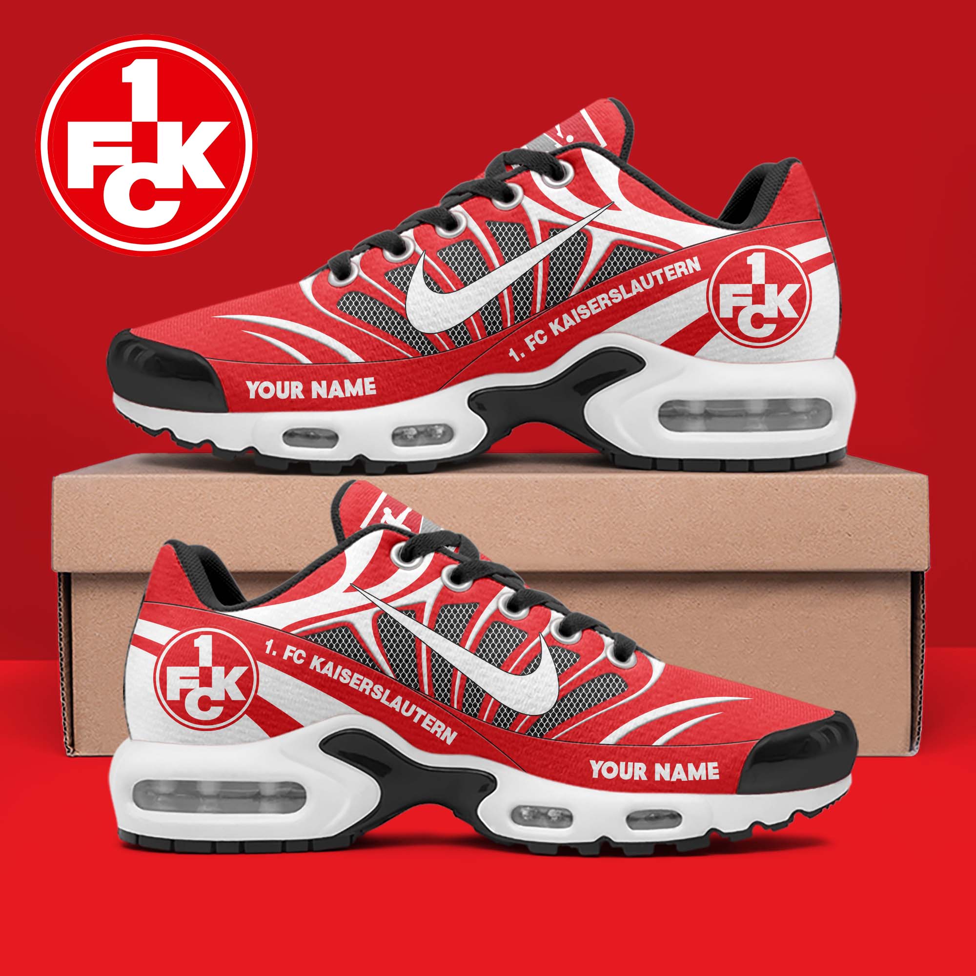 1. FC Kaiserslautern Personalized Shoes Limited Edition PT59557