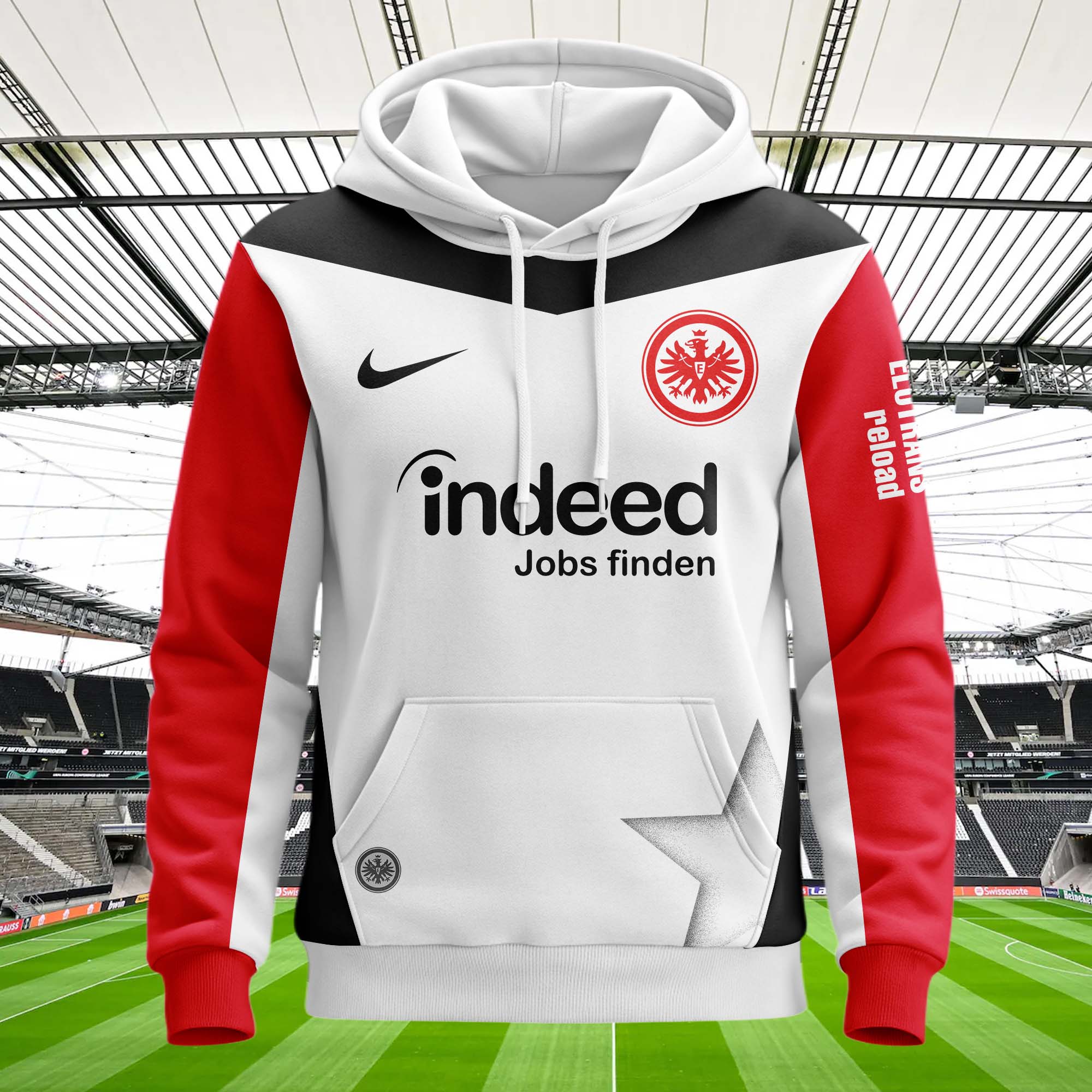 Eintracht Frankfurt 2024-25 Home Kit Hoodie PT59723