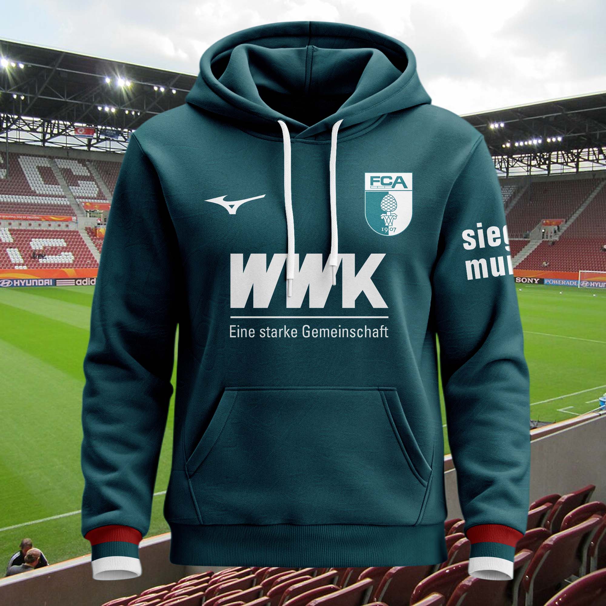 FC Augsburg 2024-25 Away Kit Hoodie PT59724