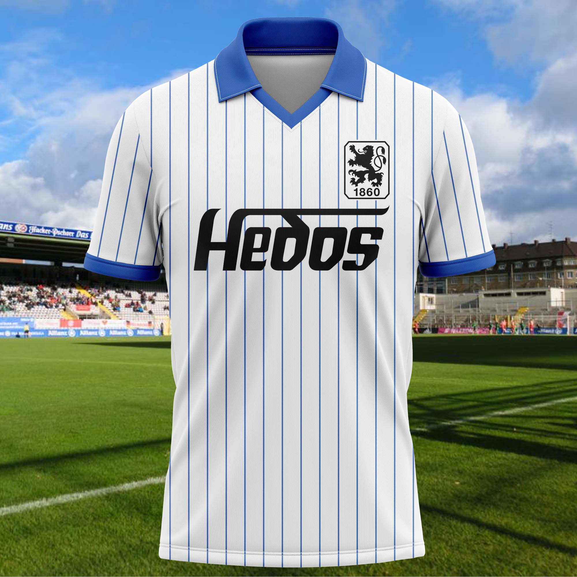 TSV 1860 München 1982-83 Away Kit Retro Shirt PT59768