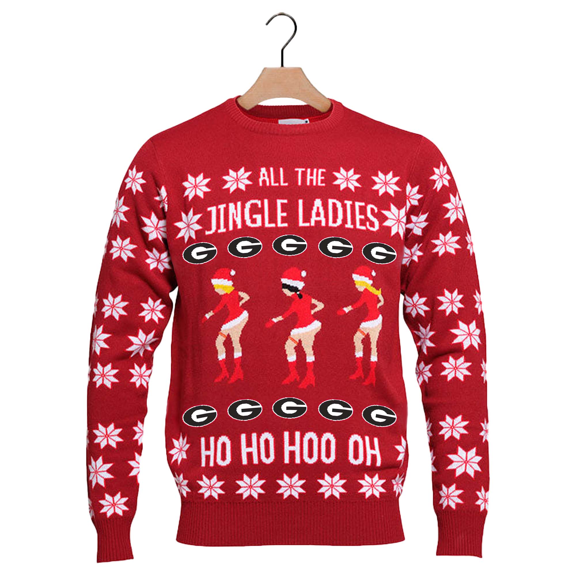 Georgia Bulldogs Red Ugly Christmas Sweater PT59806