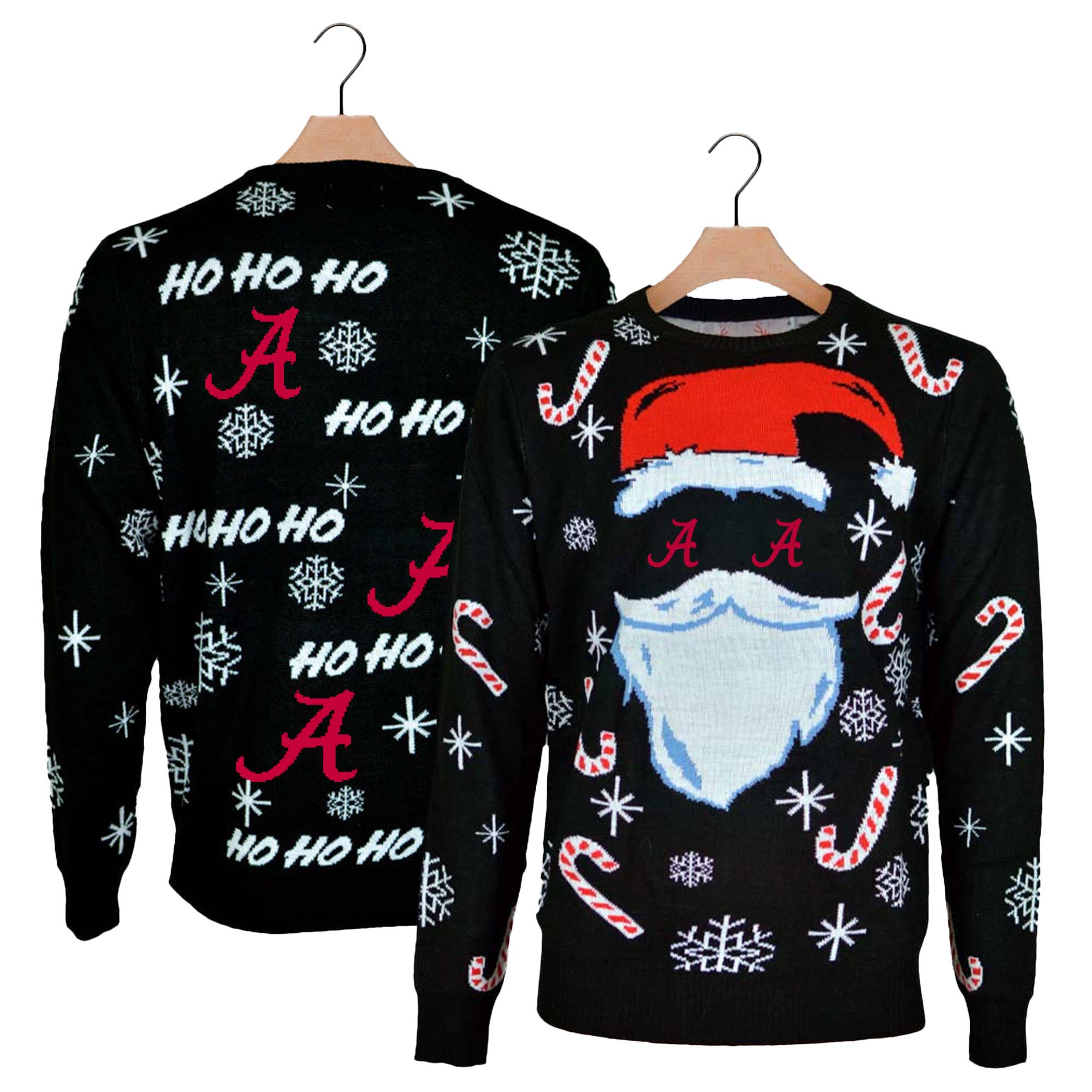 Alabama Crimson Tide Black Santa Ugly Christmas Sweater PT59826