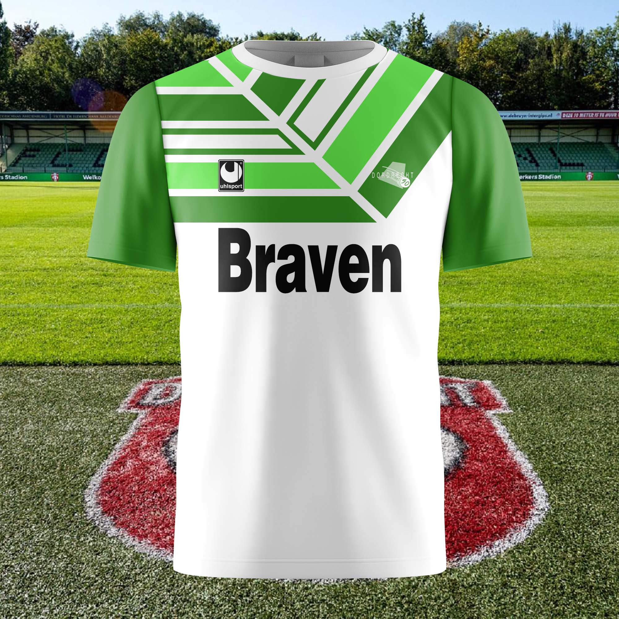 FC Dordrecht 1994-95 Home Kit Retro Shirt PT61092