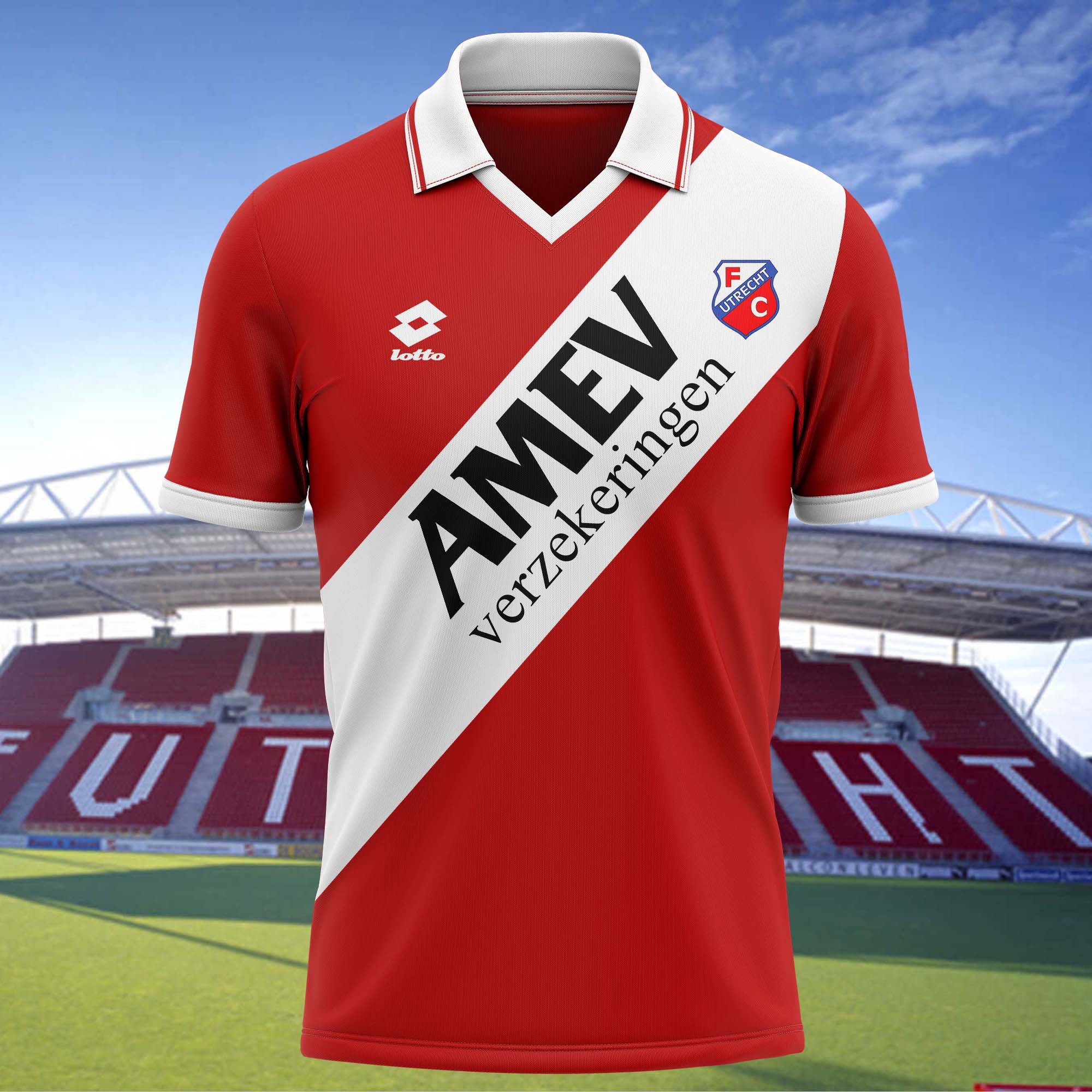 FC Utrecht 1994-95 Home Kit Retro Shirt PT61093