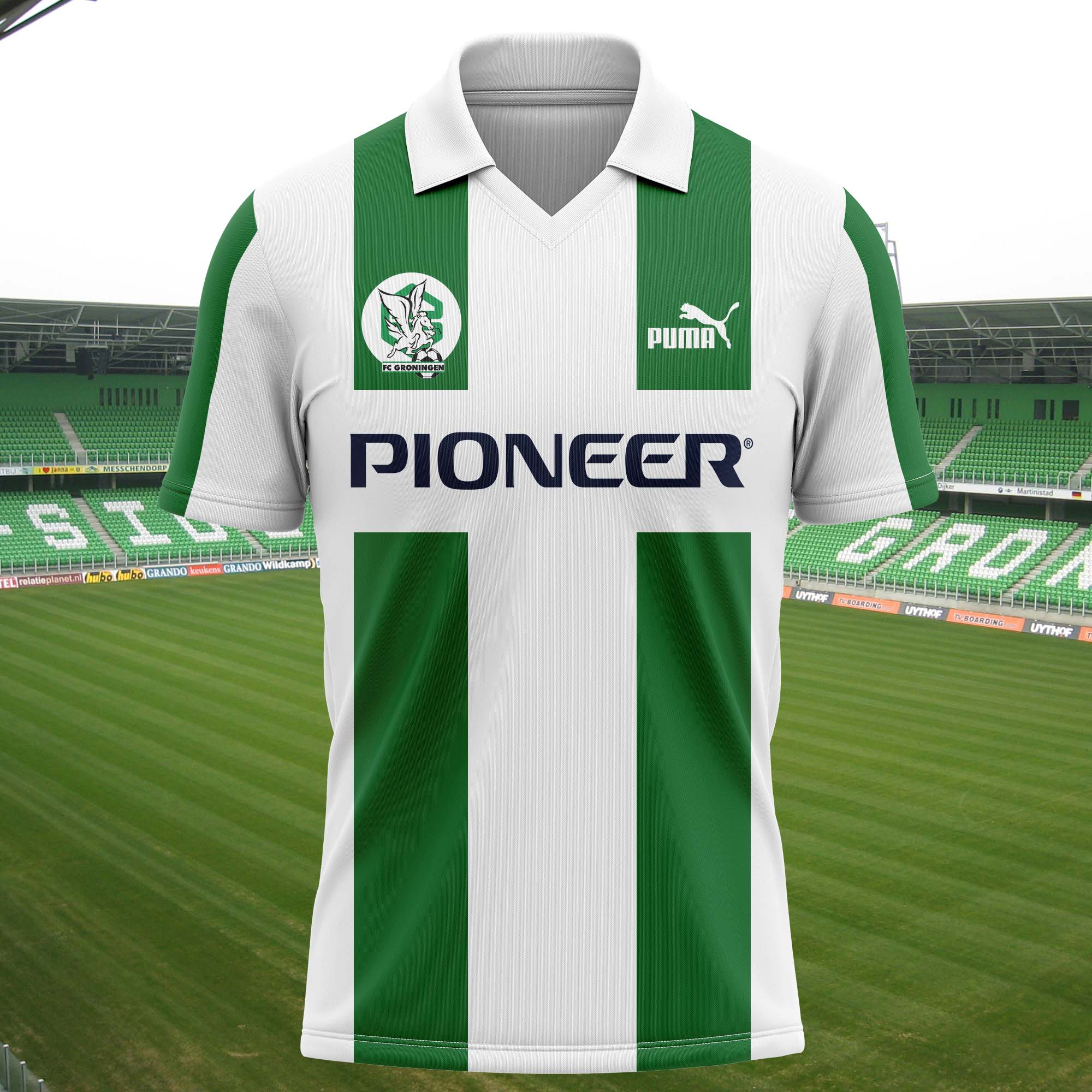 Groningen 1994-95 Home Kit Retro Shirt PT61097