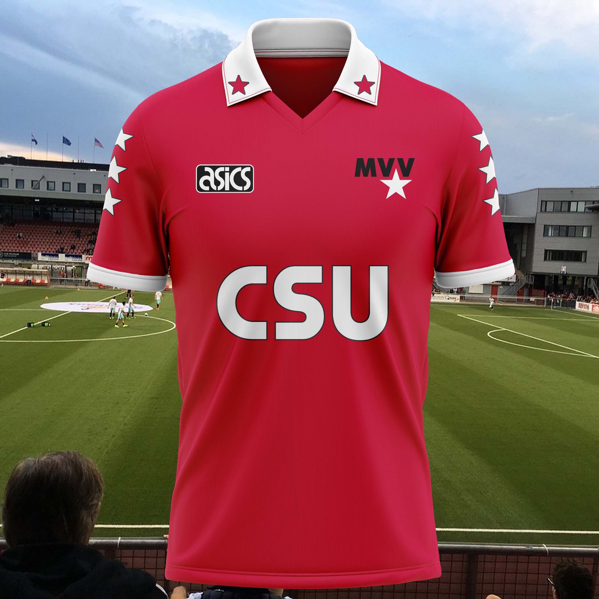 MVV Maastricht 1994-95 Home Kit Retro Shirt PT61099