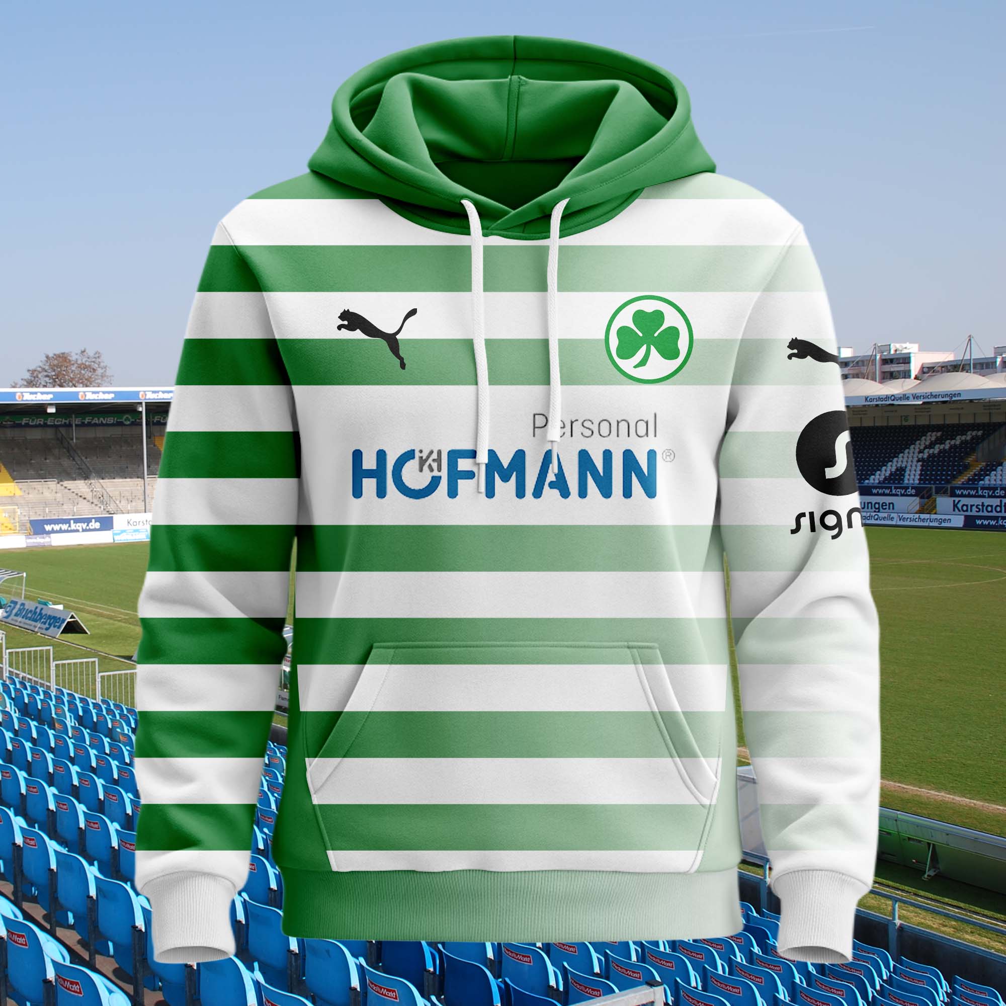 Greuther FÃÂ¼rth 2024-25 Home Kit Hoodie PT61309