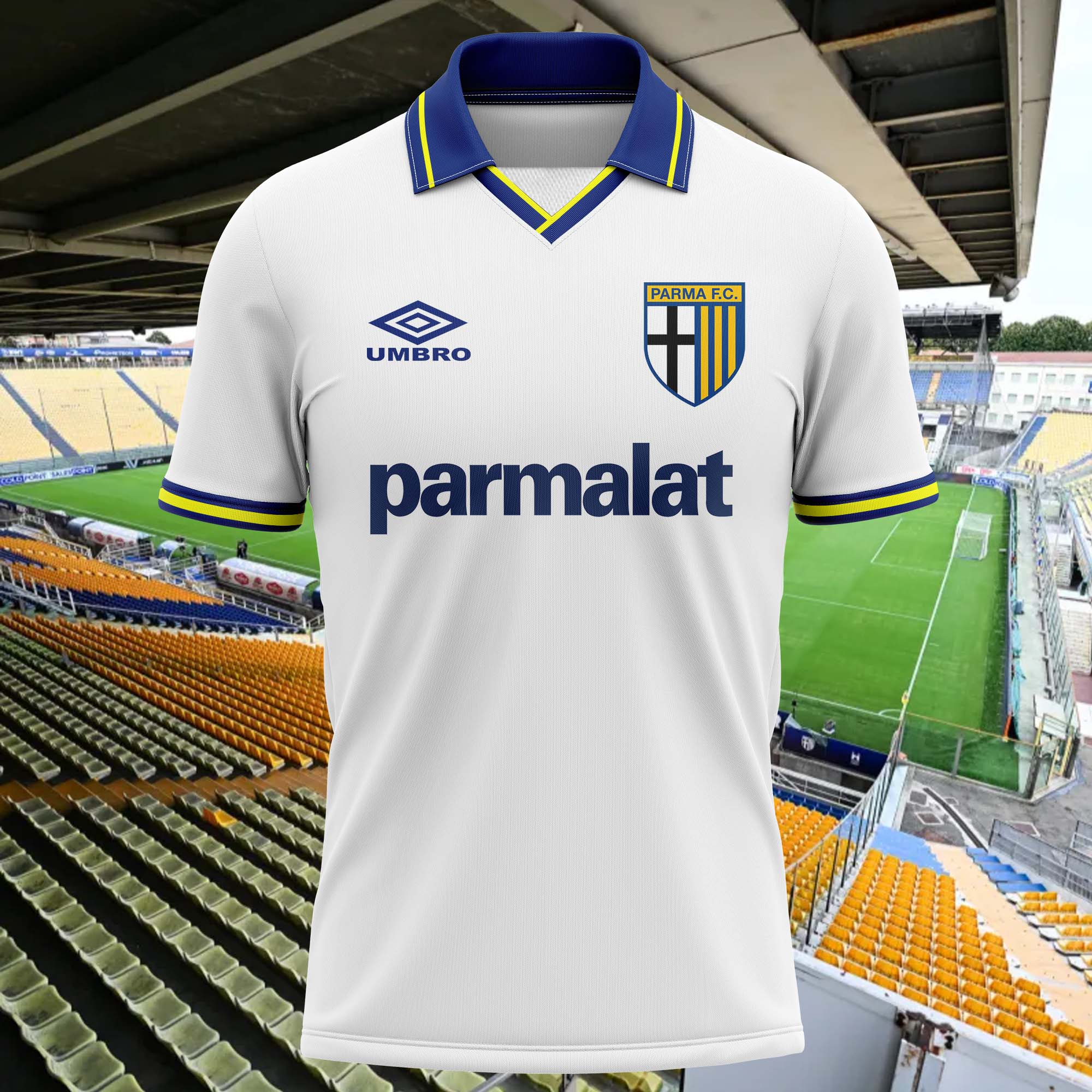 Parma 1993-94 Away Kit Retro Shirt PT61676