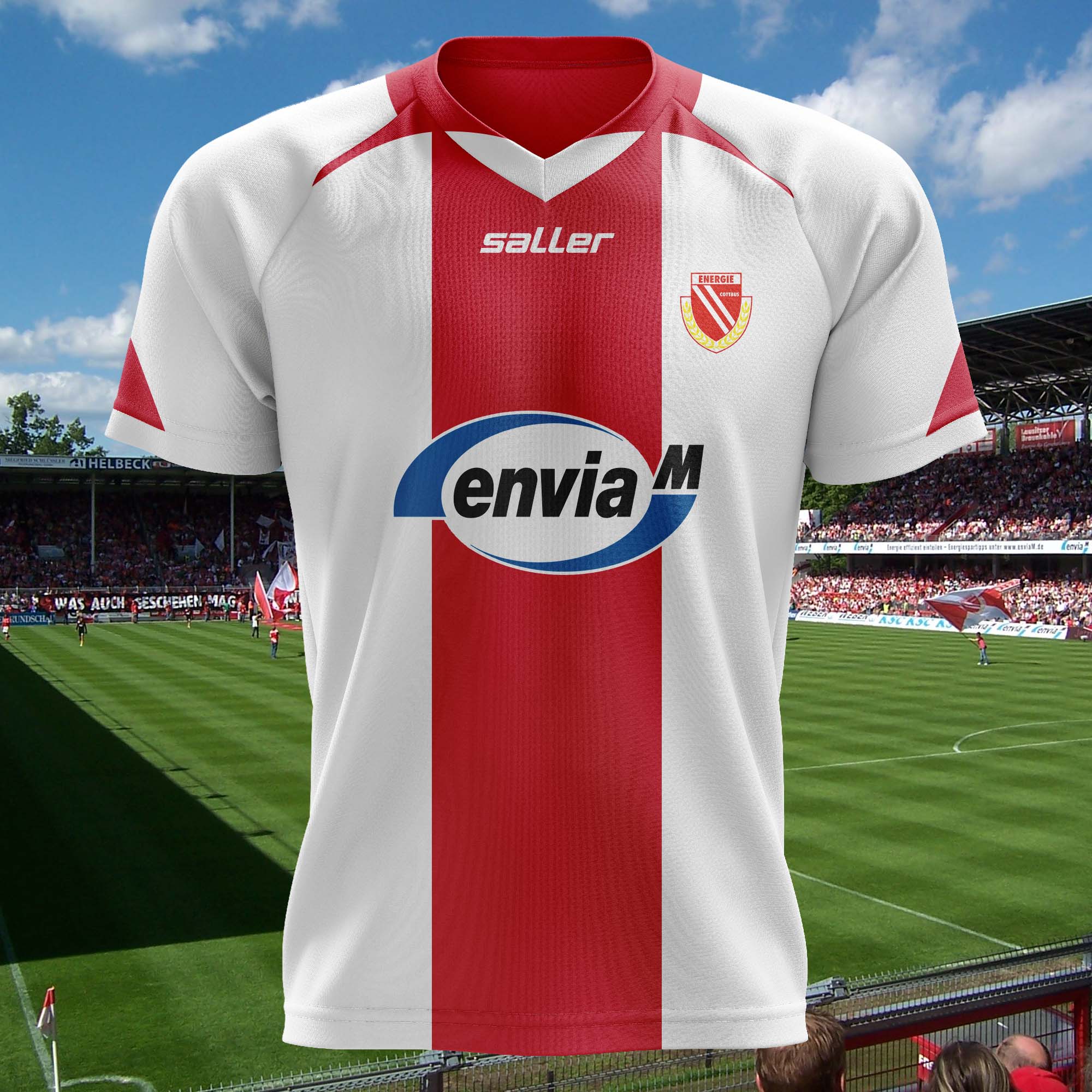 Energie Cottbus 2006-07 Home Kit Retro Shirt PT62105