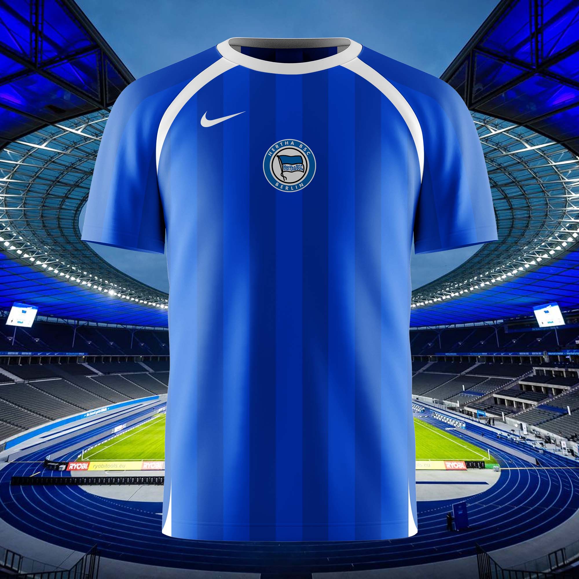 Hertha BSC 2006-07 Home Kit Retro Shirt PT62108