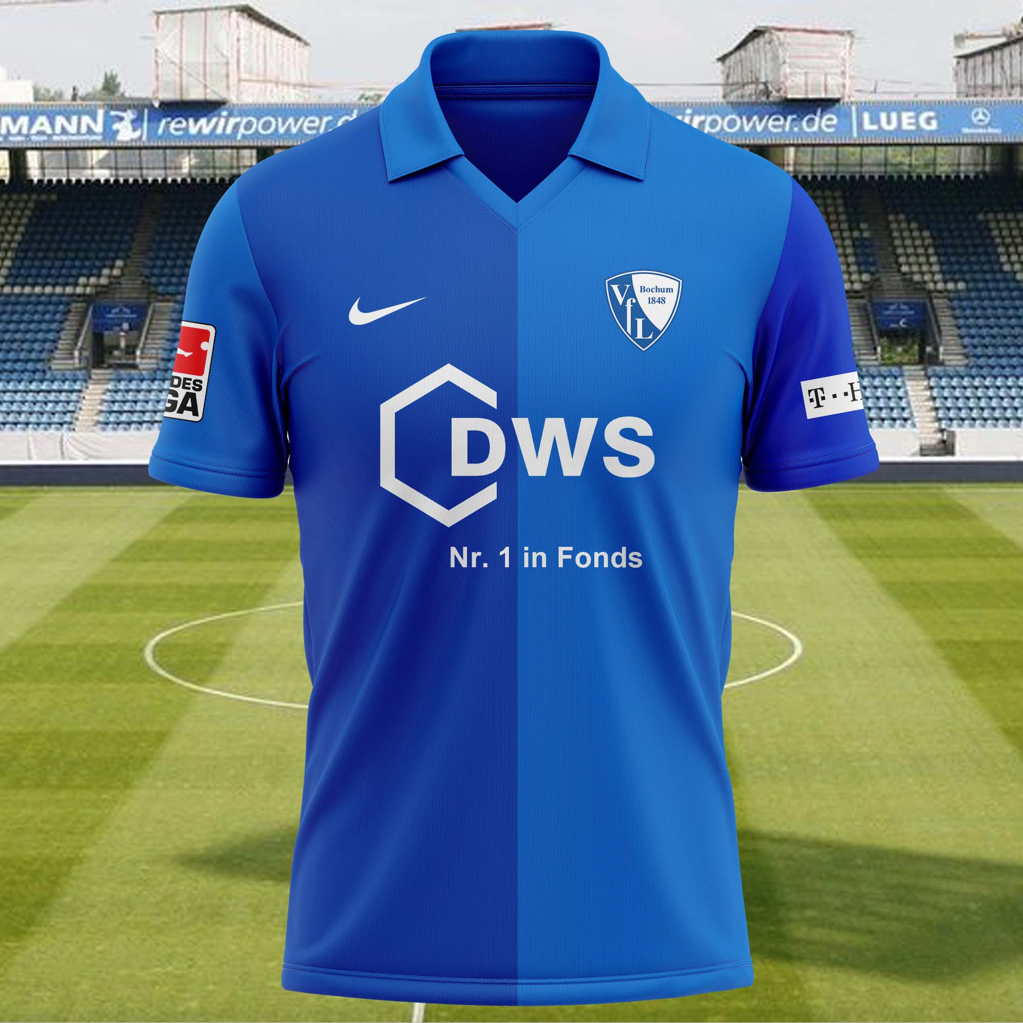 VfL Bochum 2006-07 Home Kit Retro Shirt PT62111