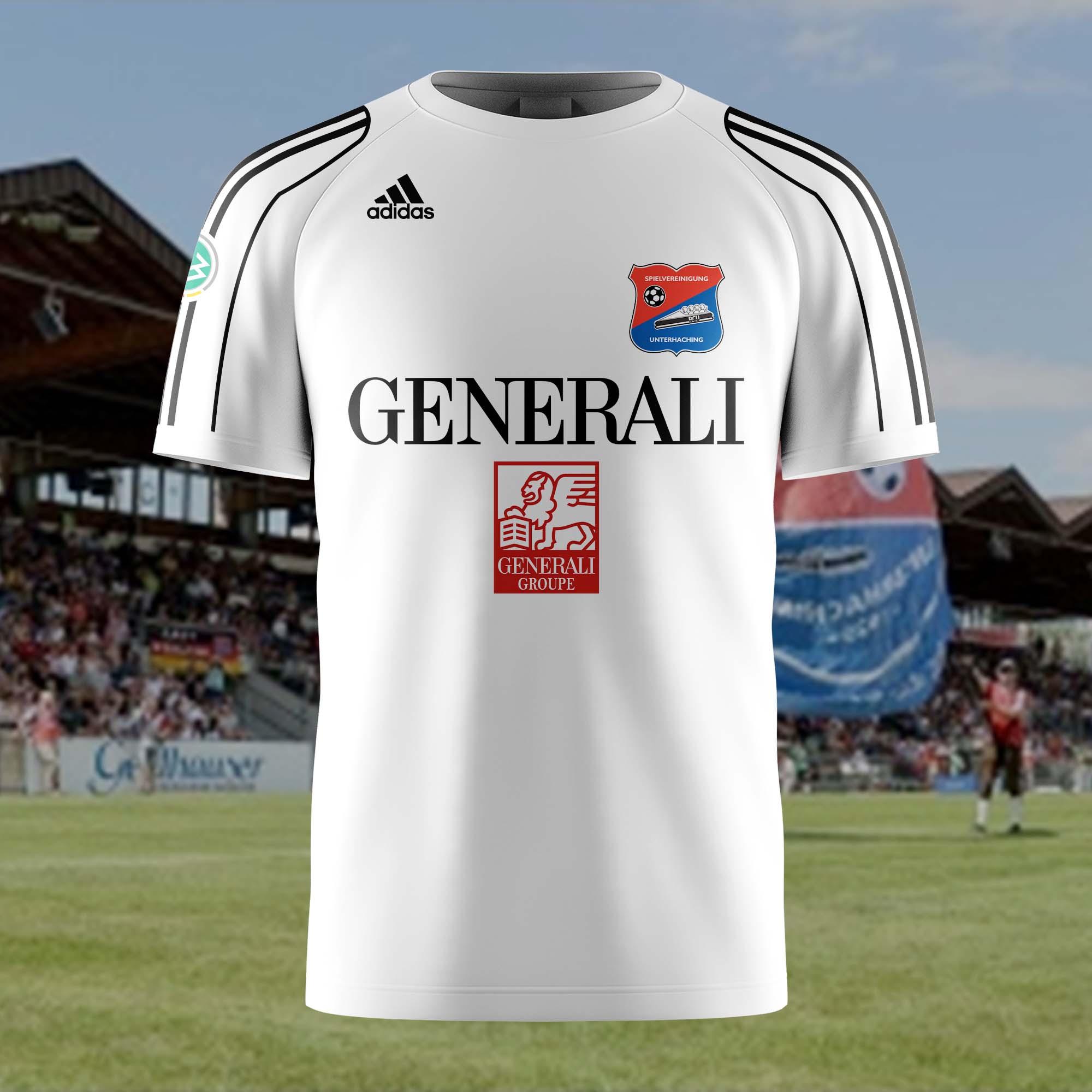 SpVgg Unterhaching 2006-07 Away Kit Retro Shirt PT62377