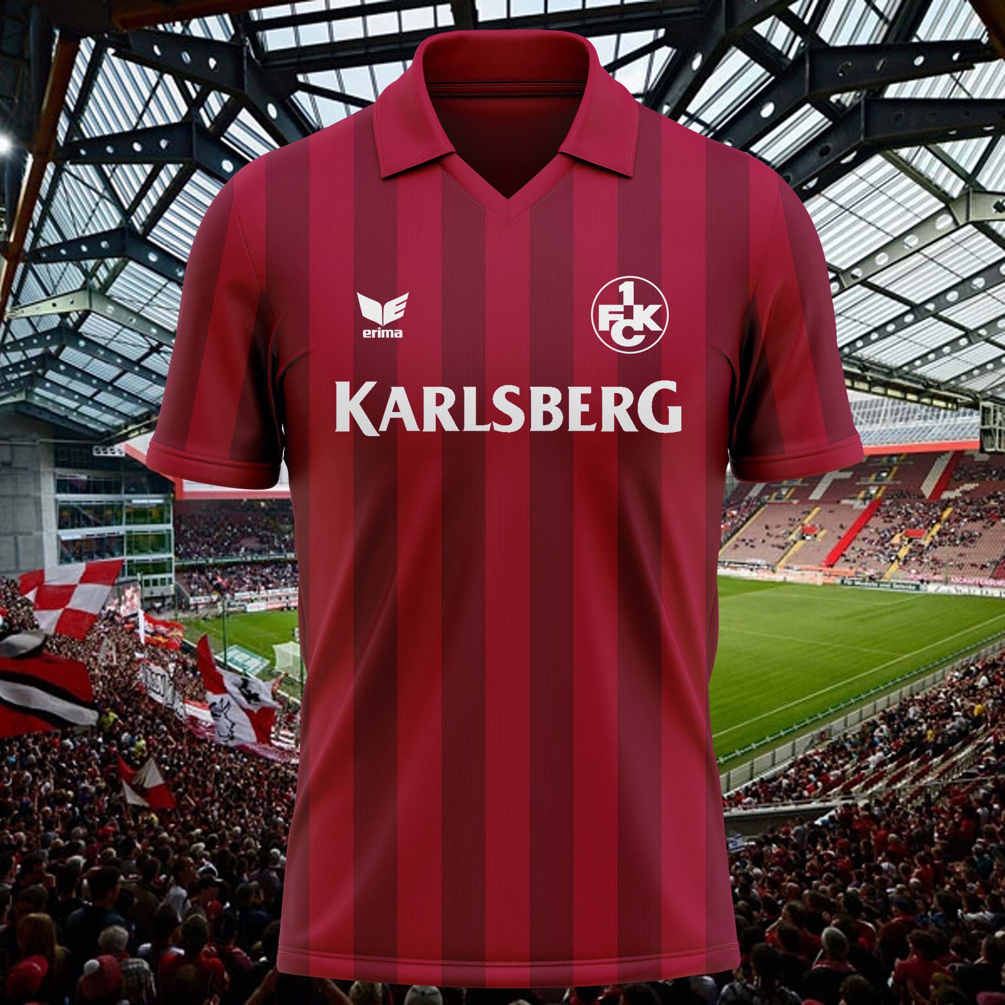 1. FC Kaiserslautern 1986-87 Home Kit Retro Shirt PT62454