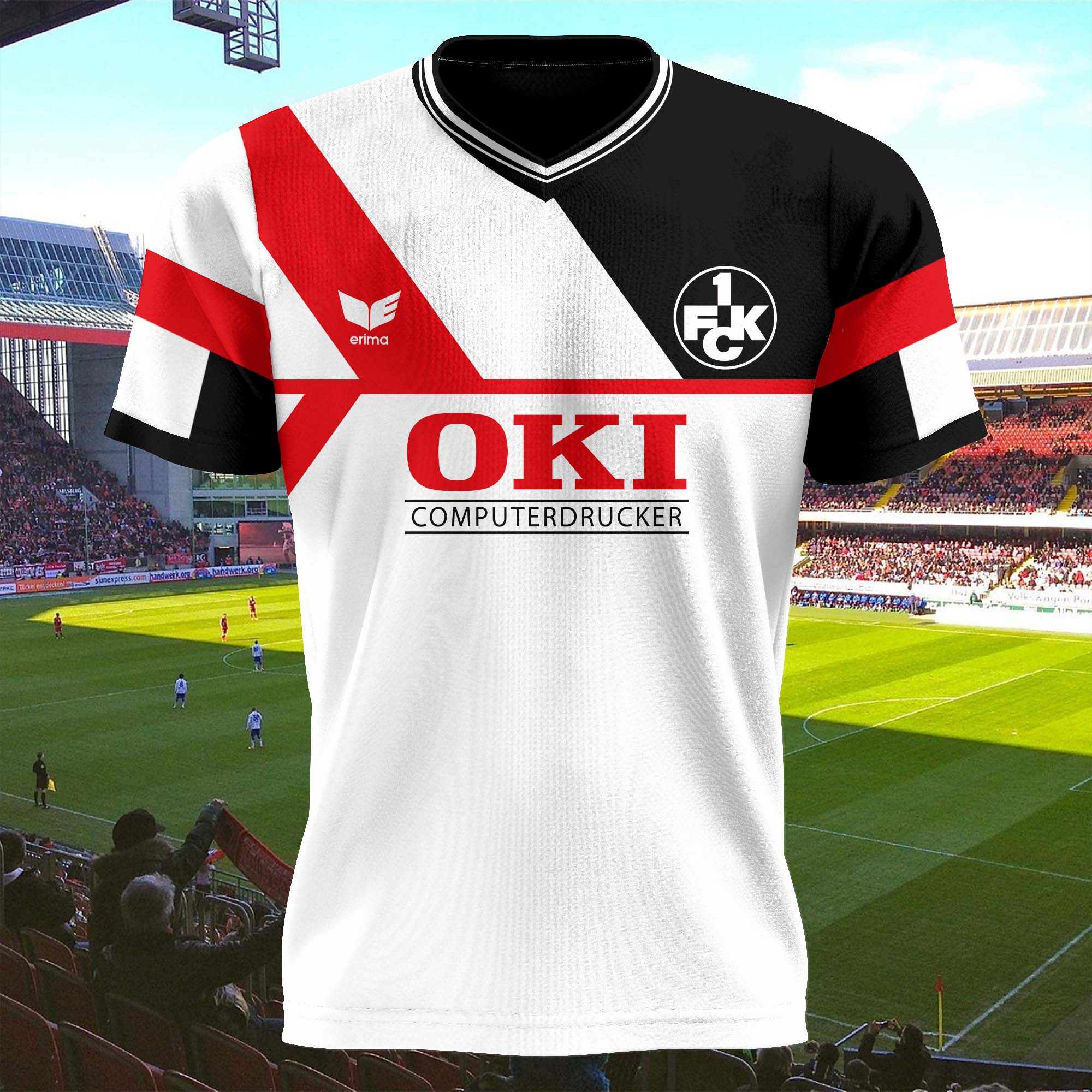 1. FC Kaiserslautern 1990-91 Away Kit Retro Shirt PT62438