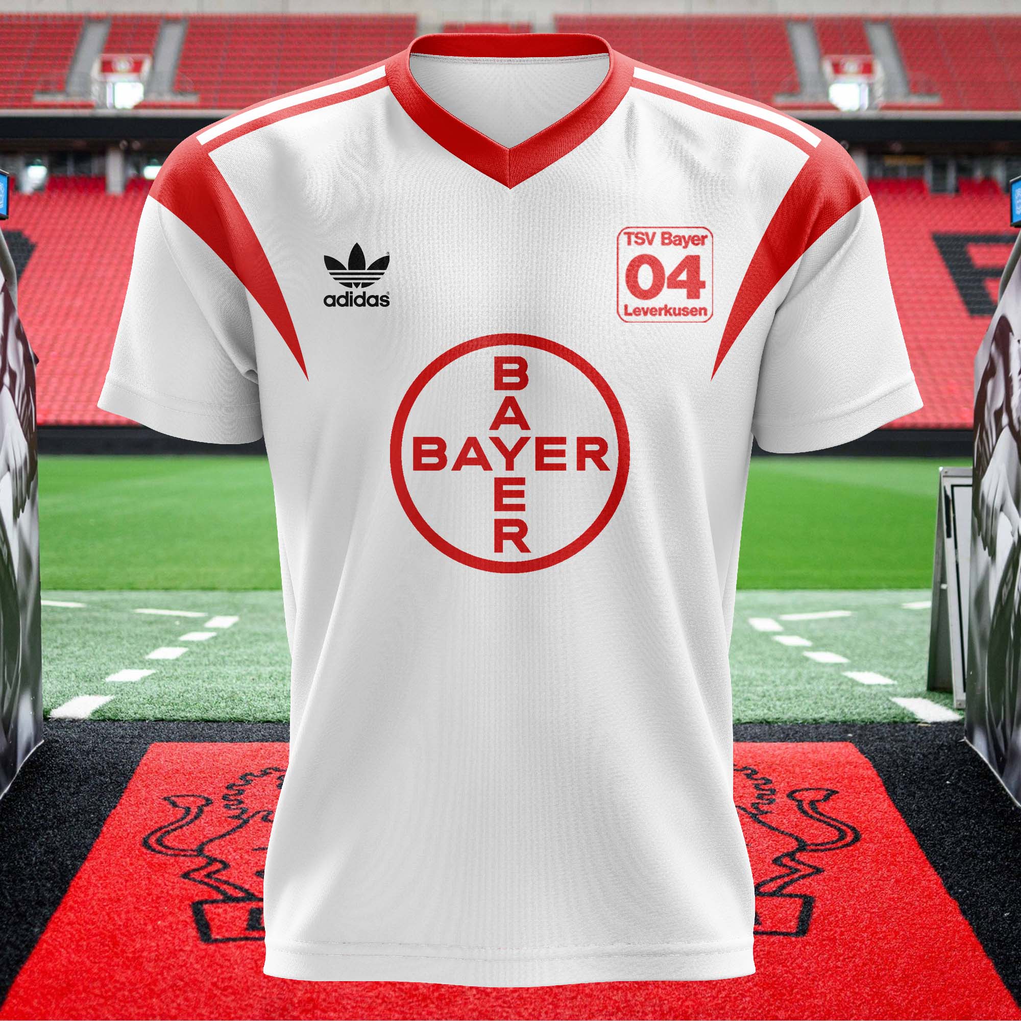 Bayer 04 Leverkusen 1986-87 Home Kit Retro Shirt PT62457