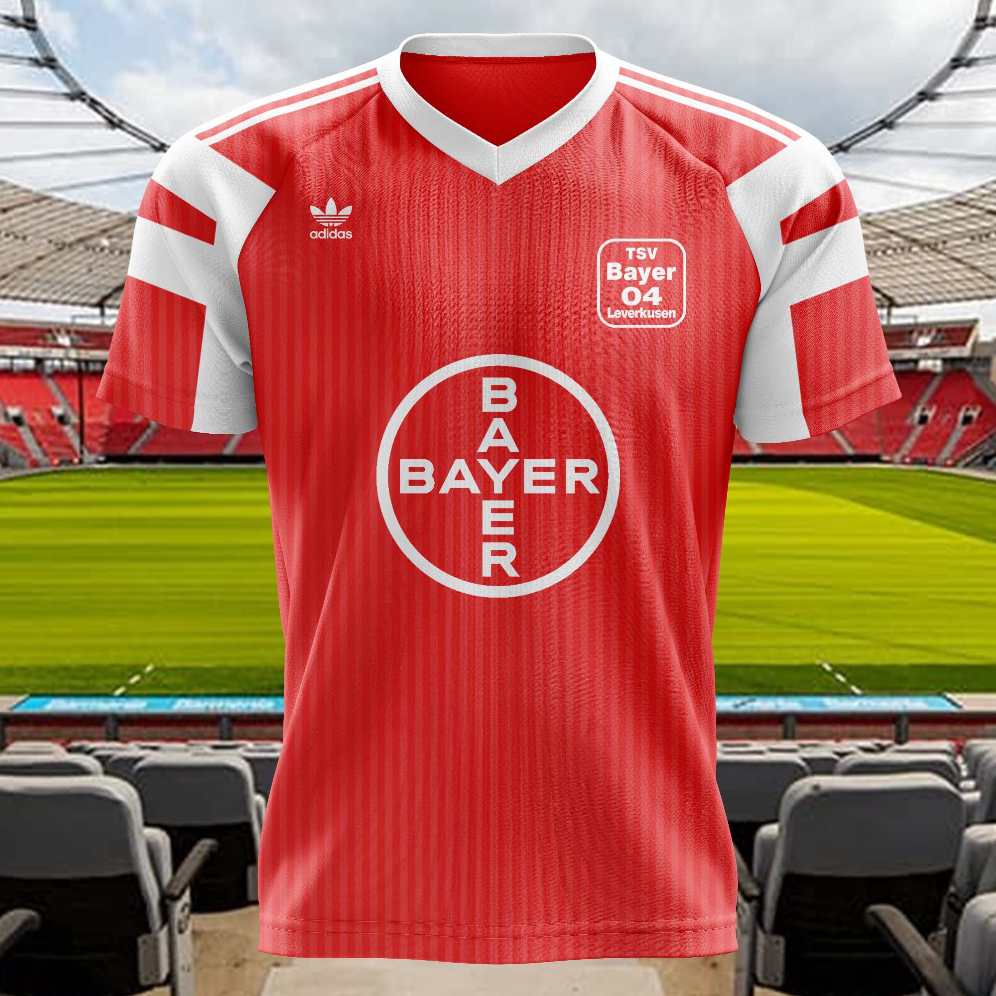 Bayer 04 Leverkusen 1990-91 Away Kit Retro Shirt PT62441