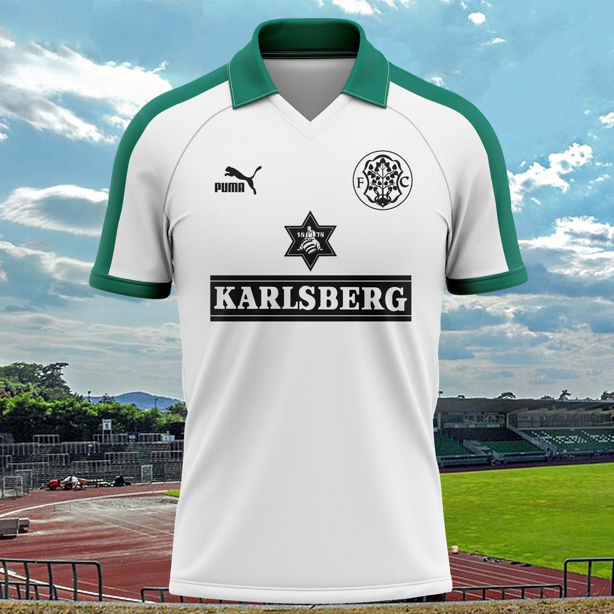 FC 08 Homburg 1986-87 Home Kit Retro Shirt PT62463